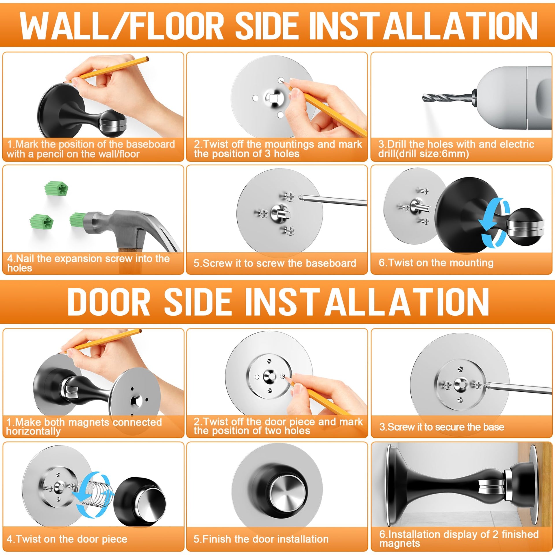 Magnetic Door Stoppers