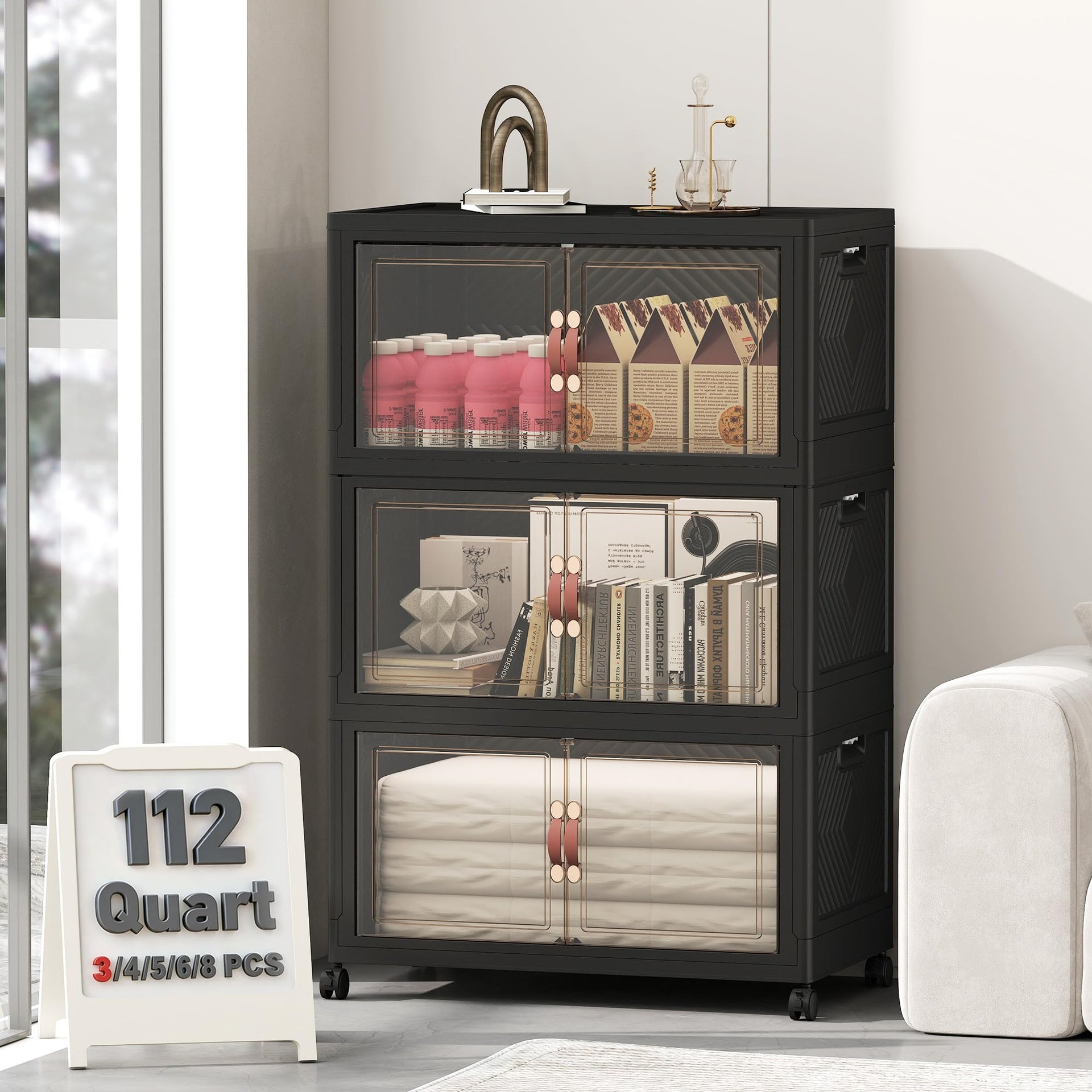 336QT Lockable Storage Bins with Lids