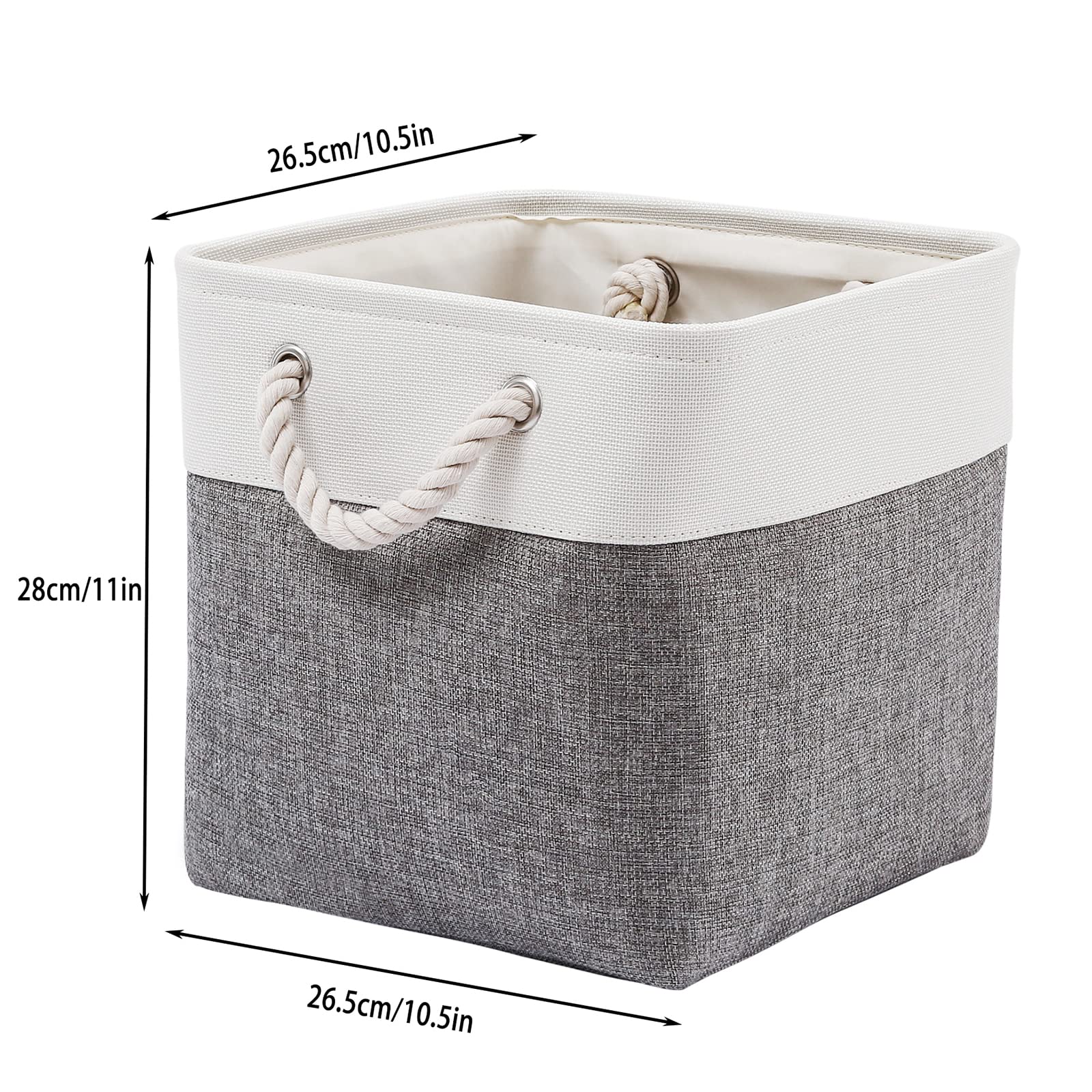 Cube Storage Bins (6 Count)
