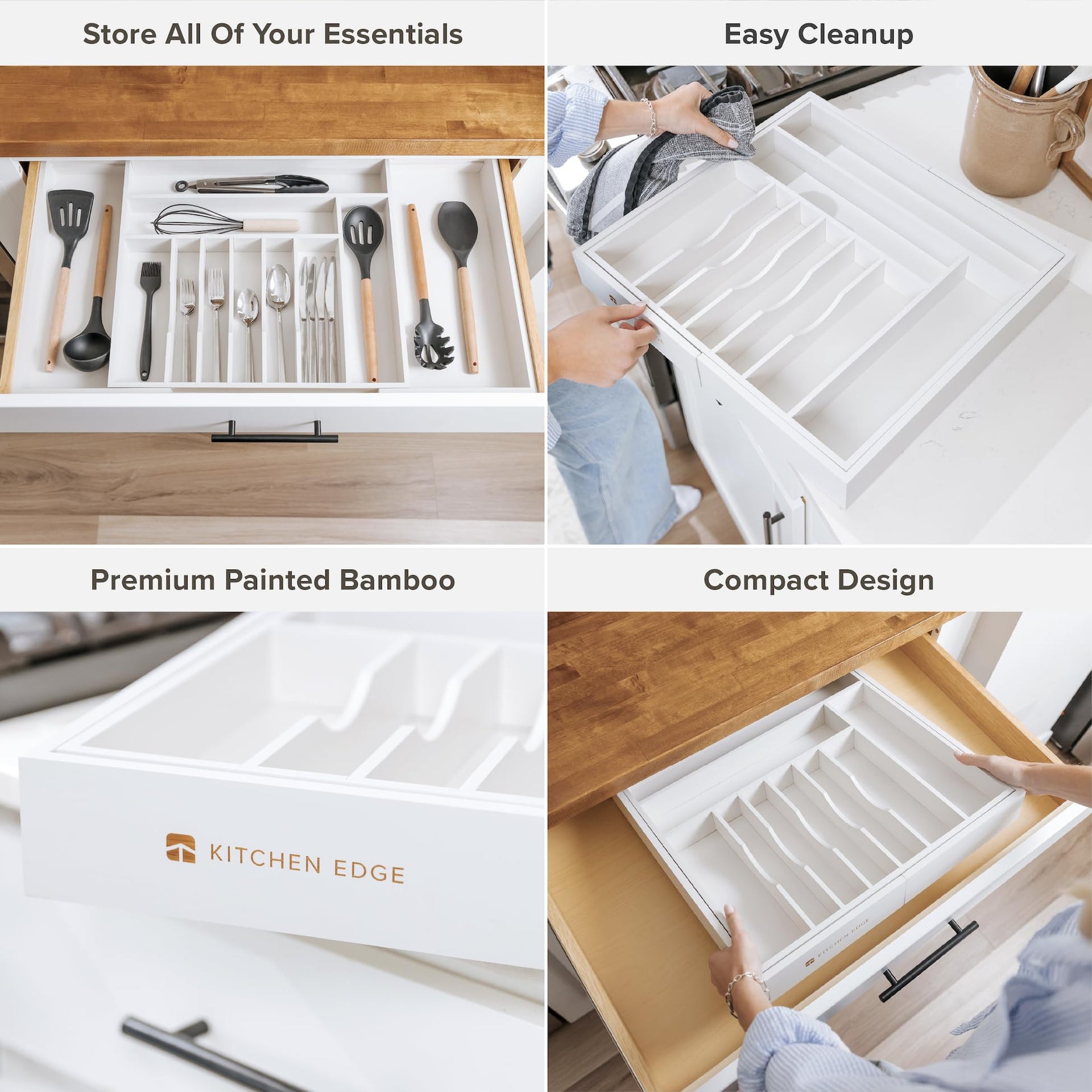 Silverware & Utensil Drawer Organizer