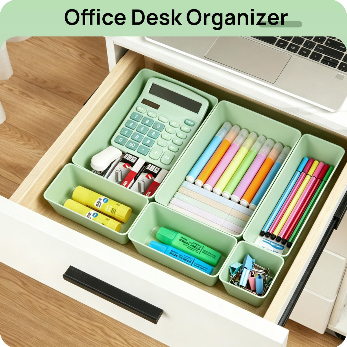 25 Pack Plastic Drawer Organizers with Non (25 Count)