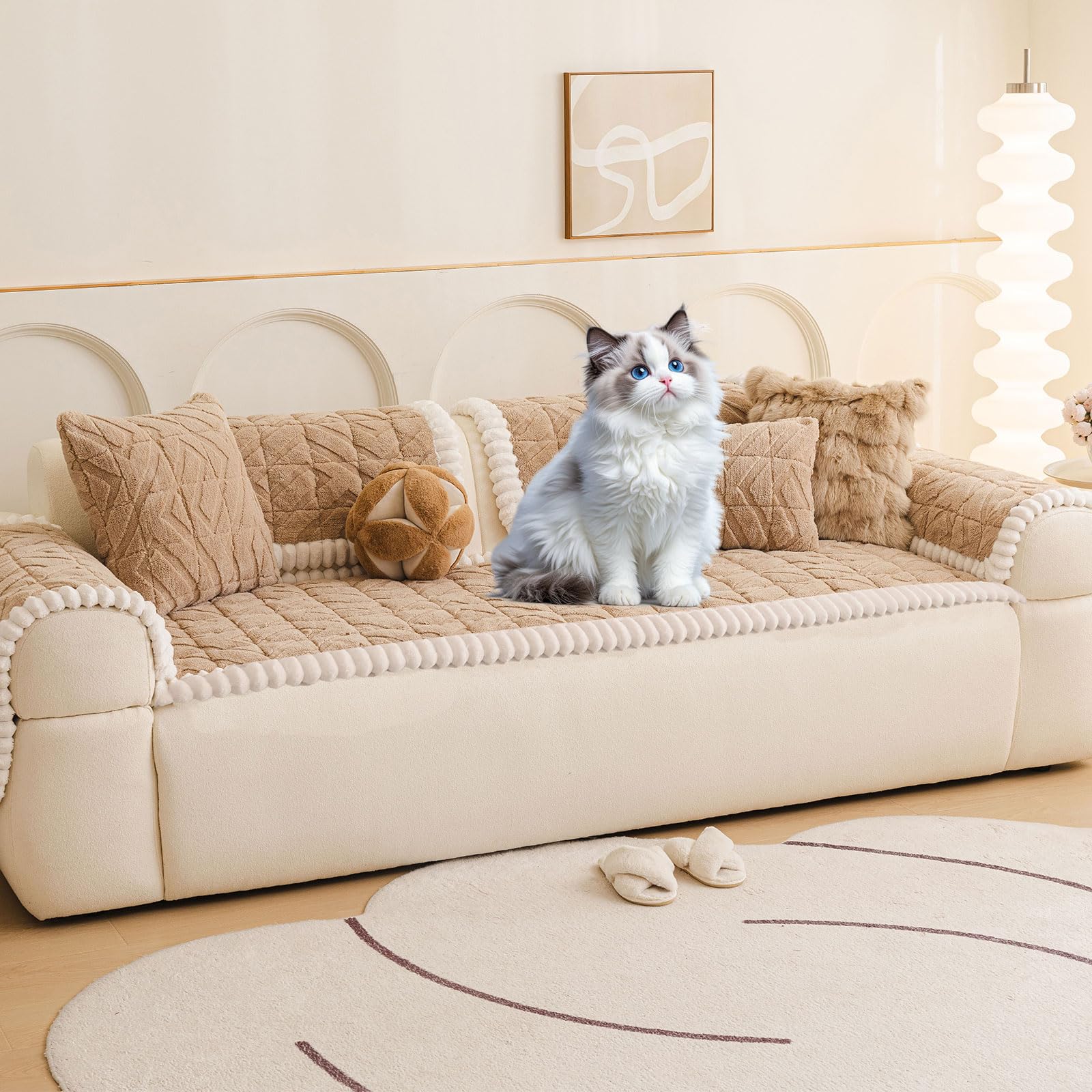 Plush Couch Protector for Dogs Washable (3 Ounce)