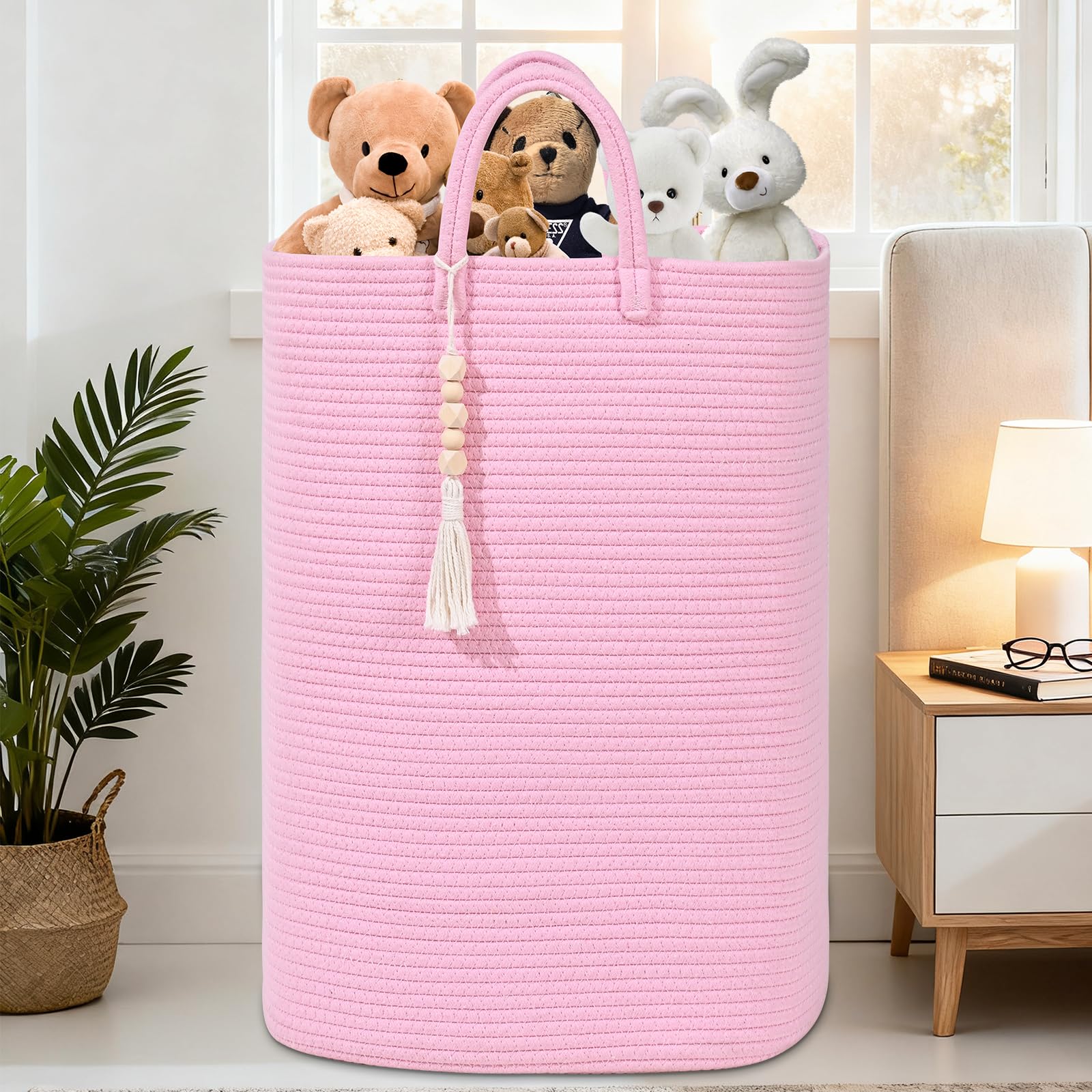 Woven Laundry Basket for Clothes