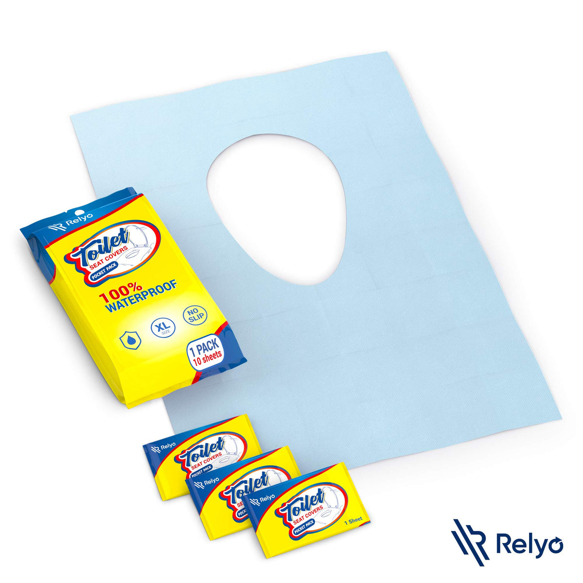 20 Pack XL Disposable Toilet Seat Covers (20 Count)