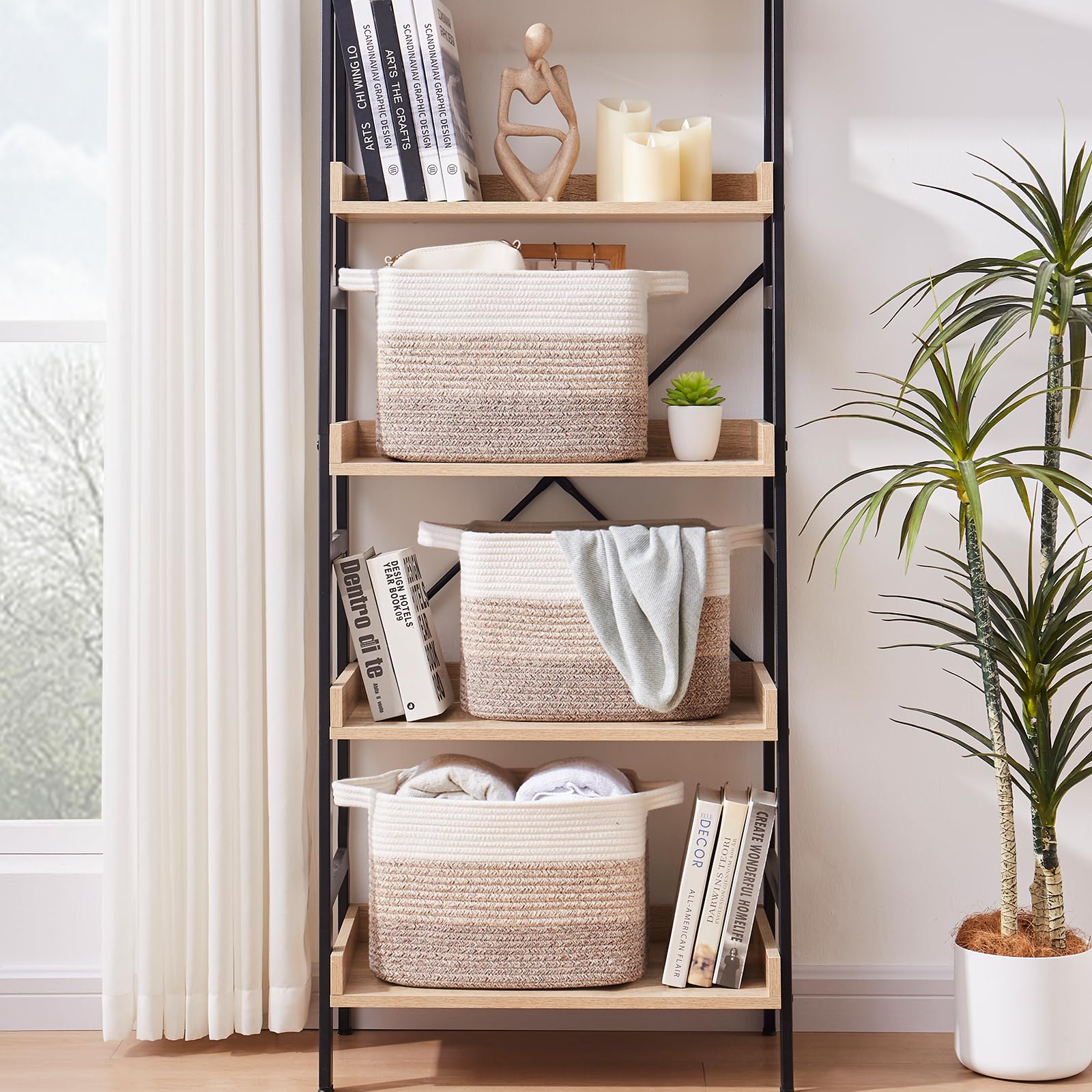 Storage Baskets for Organizing (3 Count)
