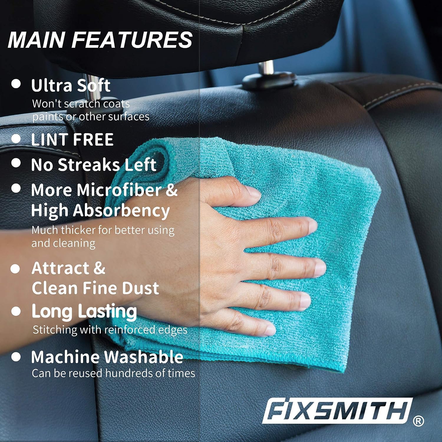 Microfiber Cleaning Cloth (8 Count)
