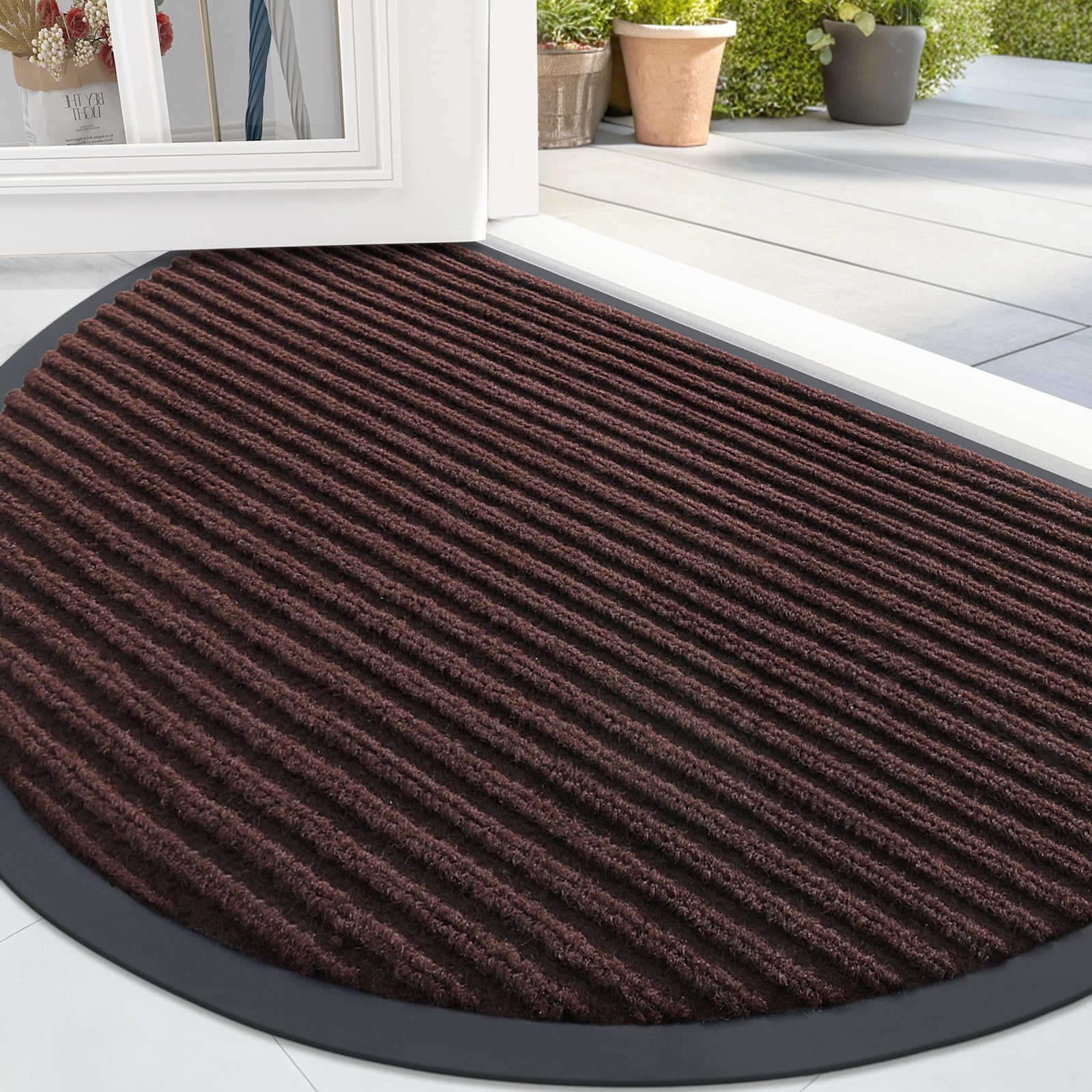 Half Circle Front Door Mat 35x30