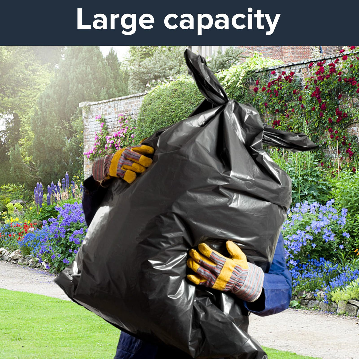 ToughBag 55 60 Gallon Heavy Duty Trash Bags (100 Count)