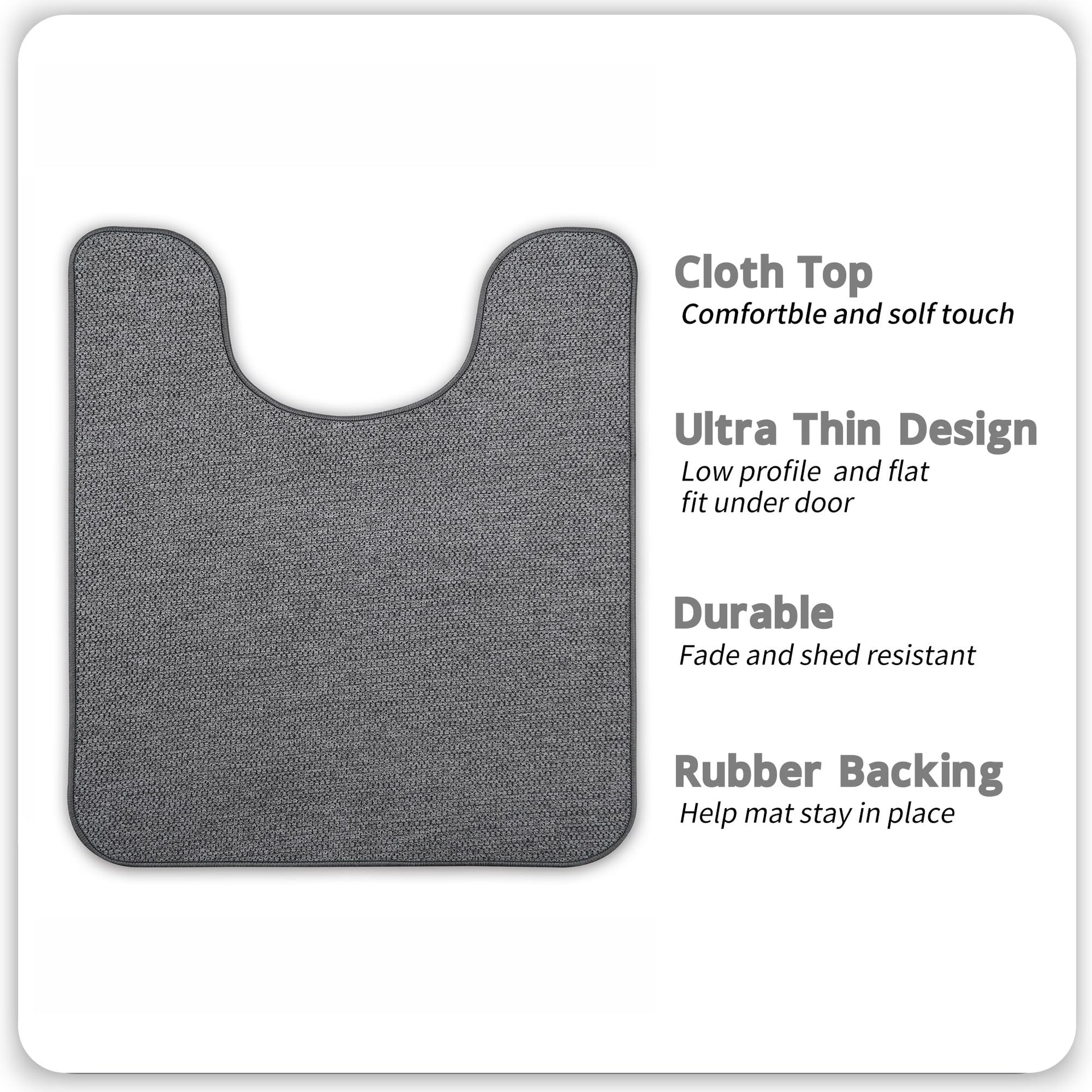 Toilet Rugs U Shaped Bathroom Rug