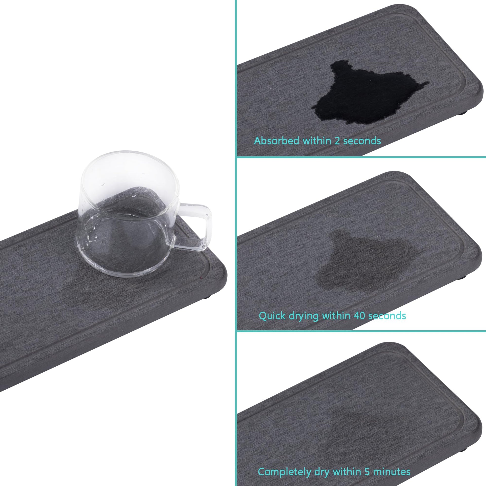 2 Pcs Sink Stone Soap Trays (2 Count)