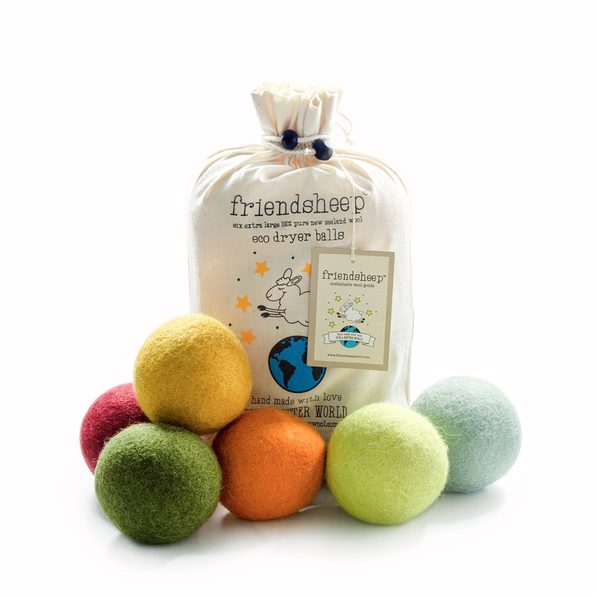 Wool Dryer Balls (6 Count)
