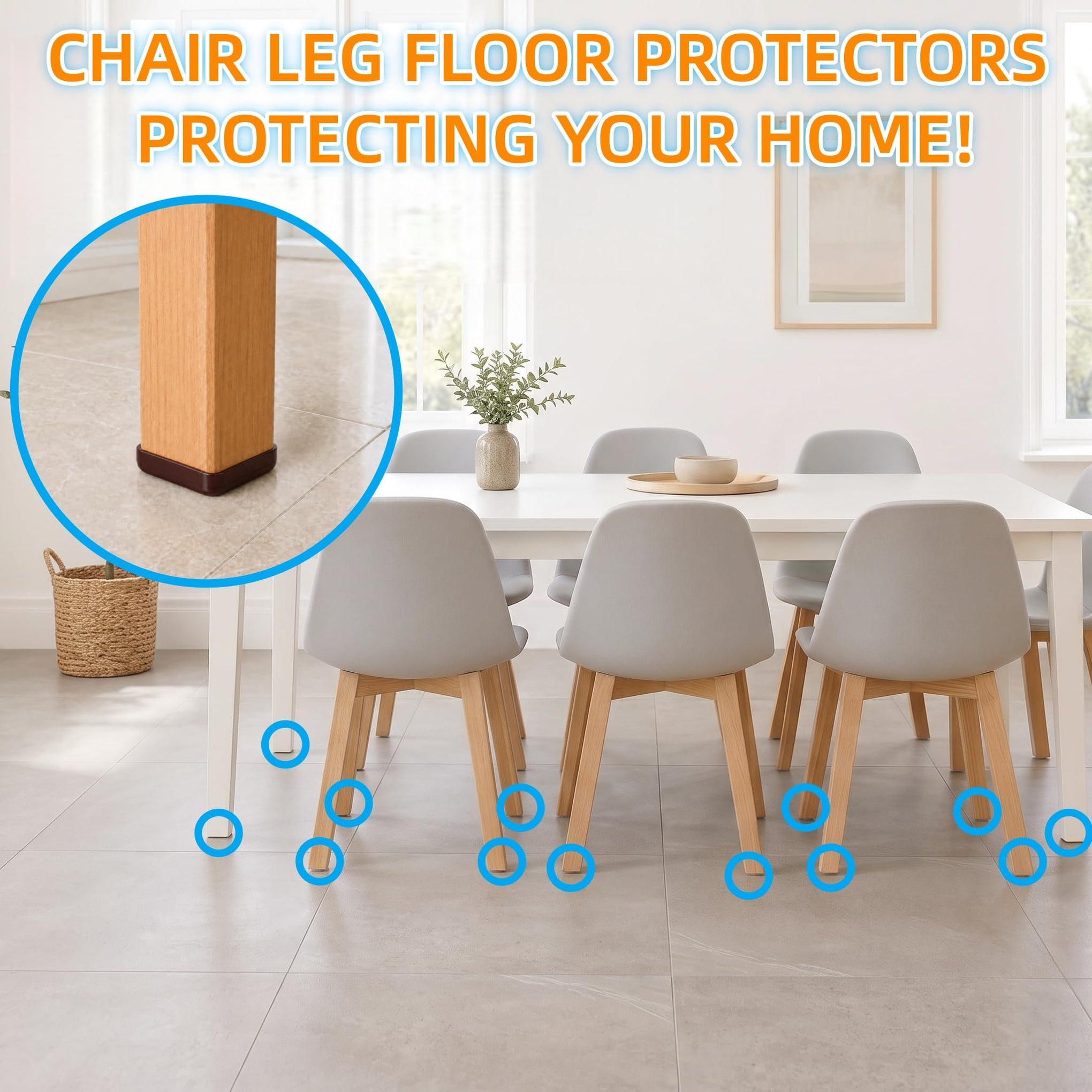 Furniture Glides Sliders (40 Count)