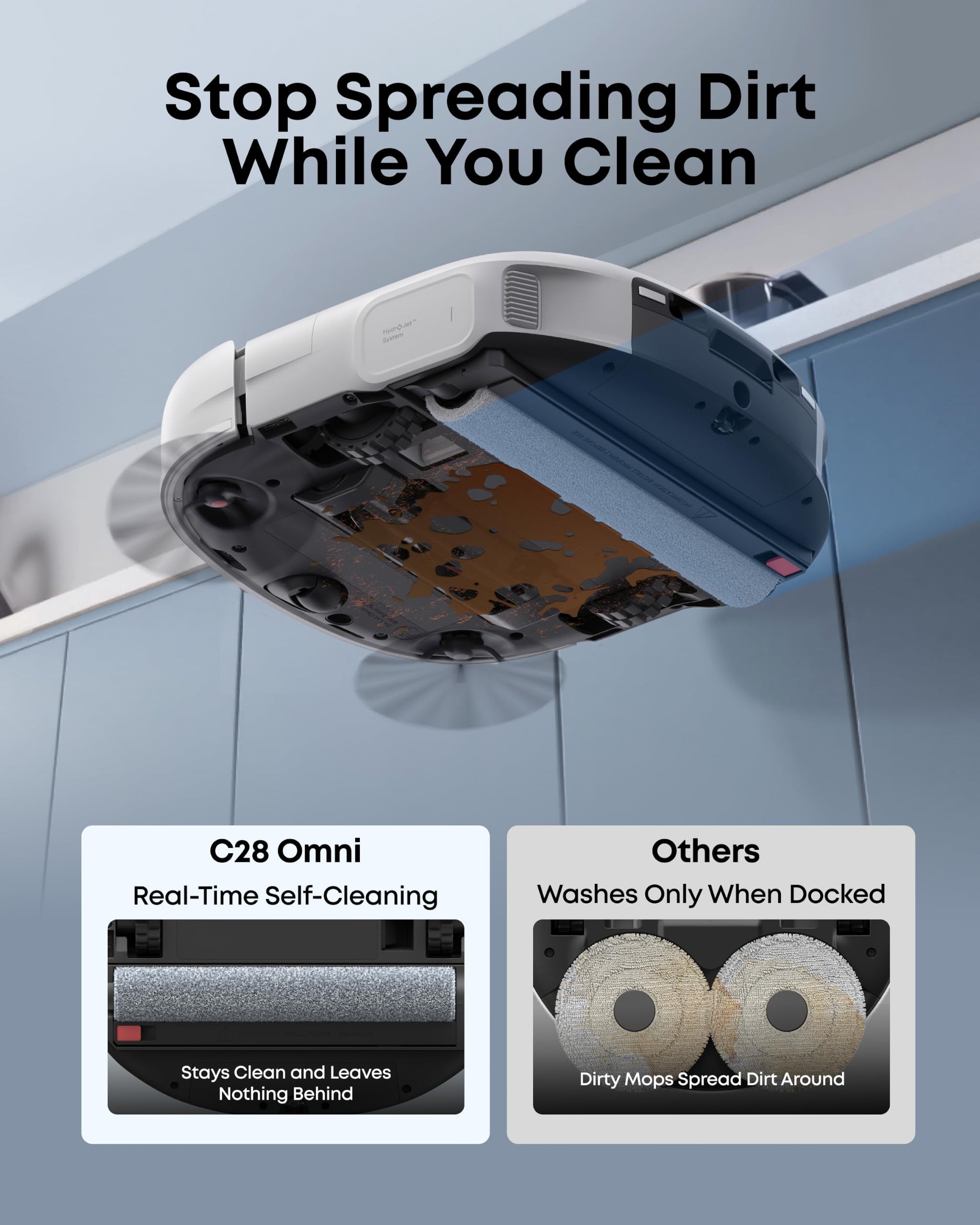 C28 Robot Vacuum and Mop Combo