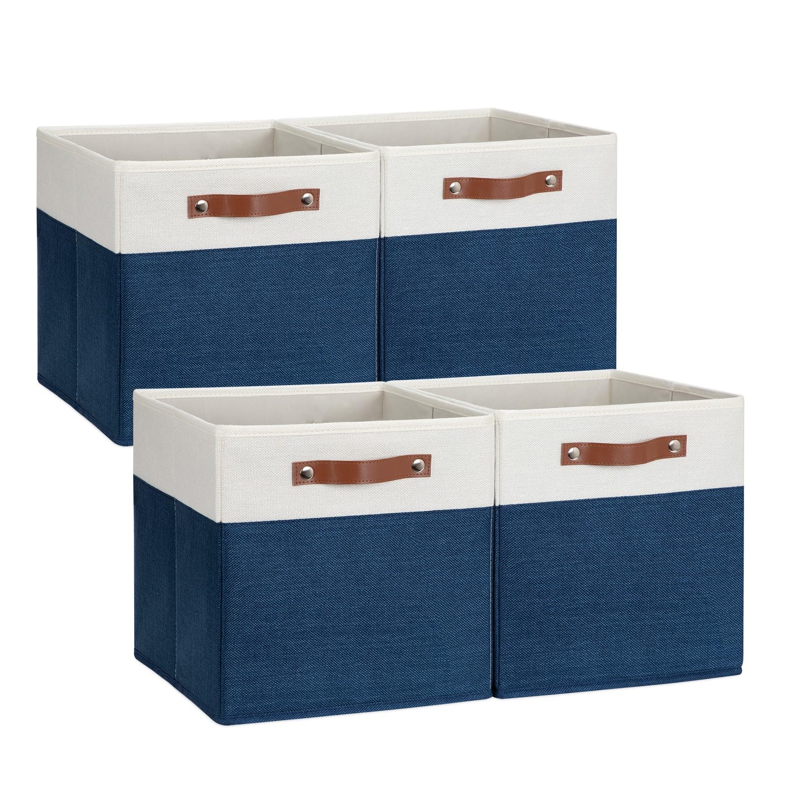 12 inch Cube Storage Bins (4 Count)