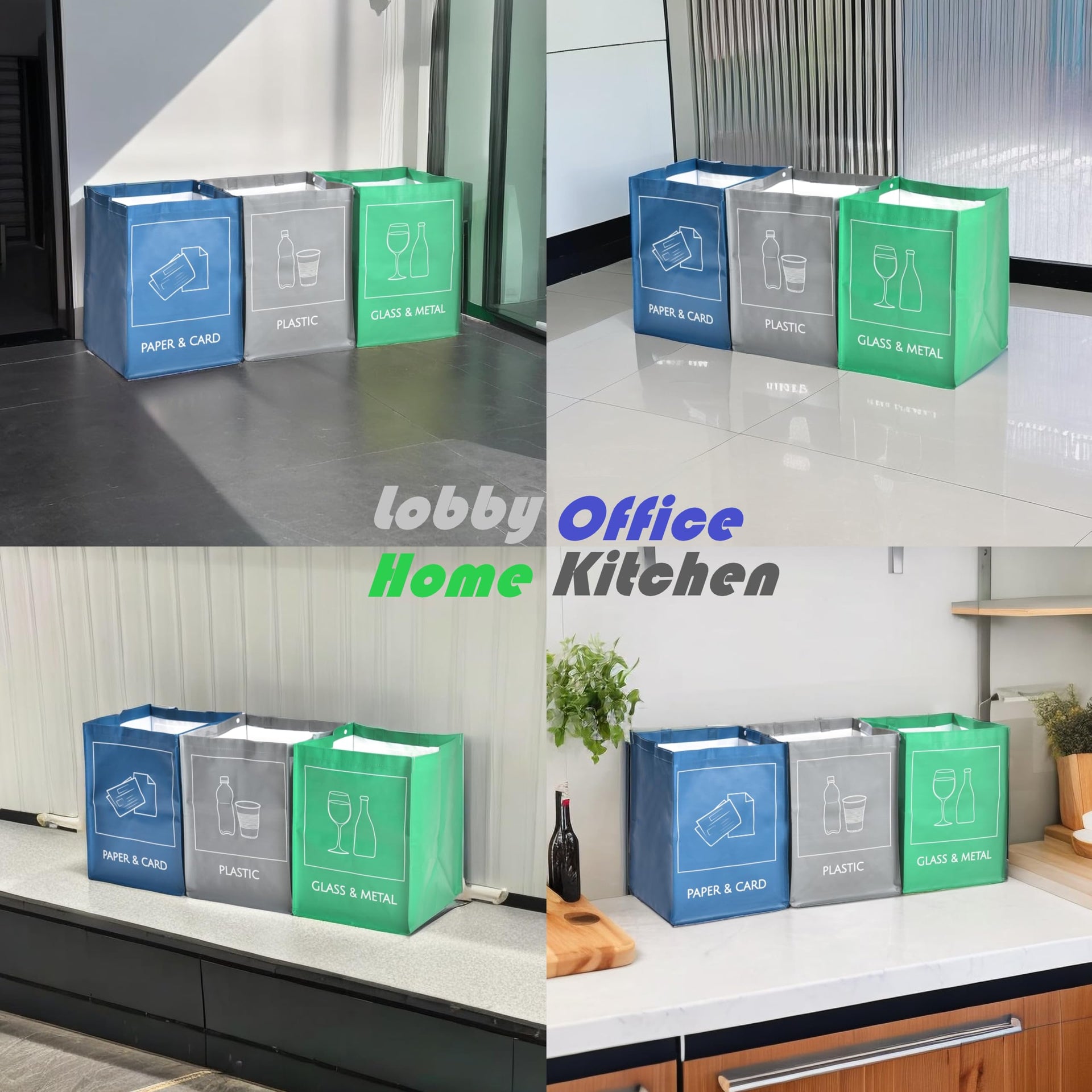Reusable Recycle Bags (3 Count)