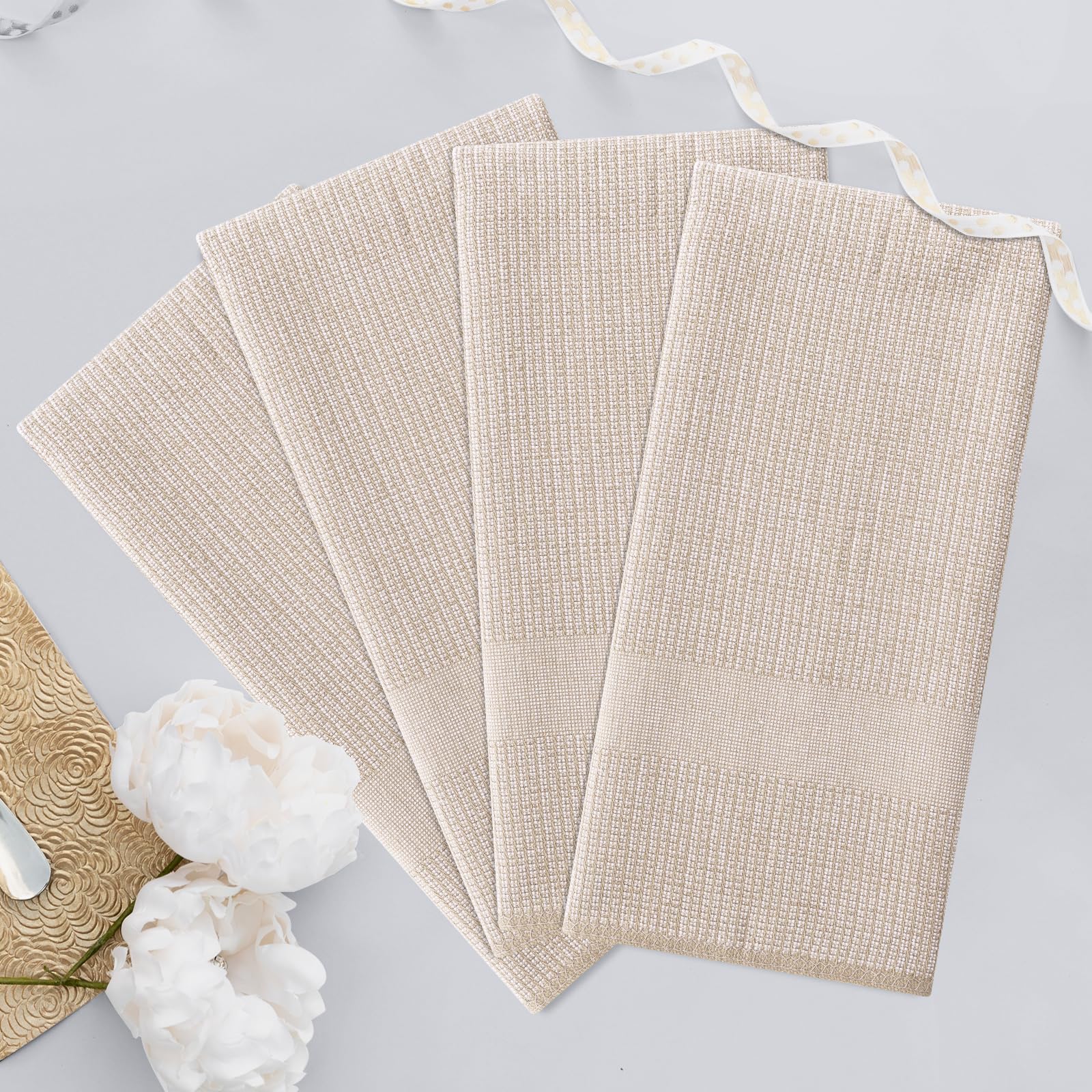 380 GSM Cotton Premium Kitchen Towels 12 Pack (12 Count)