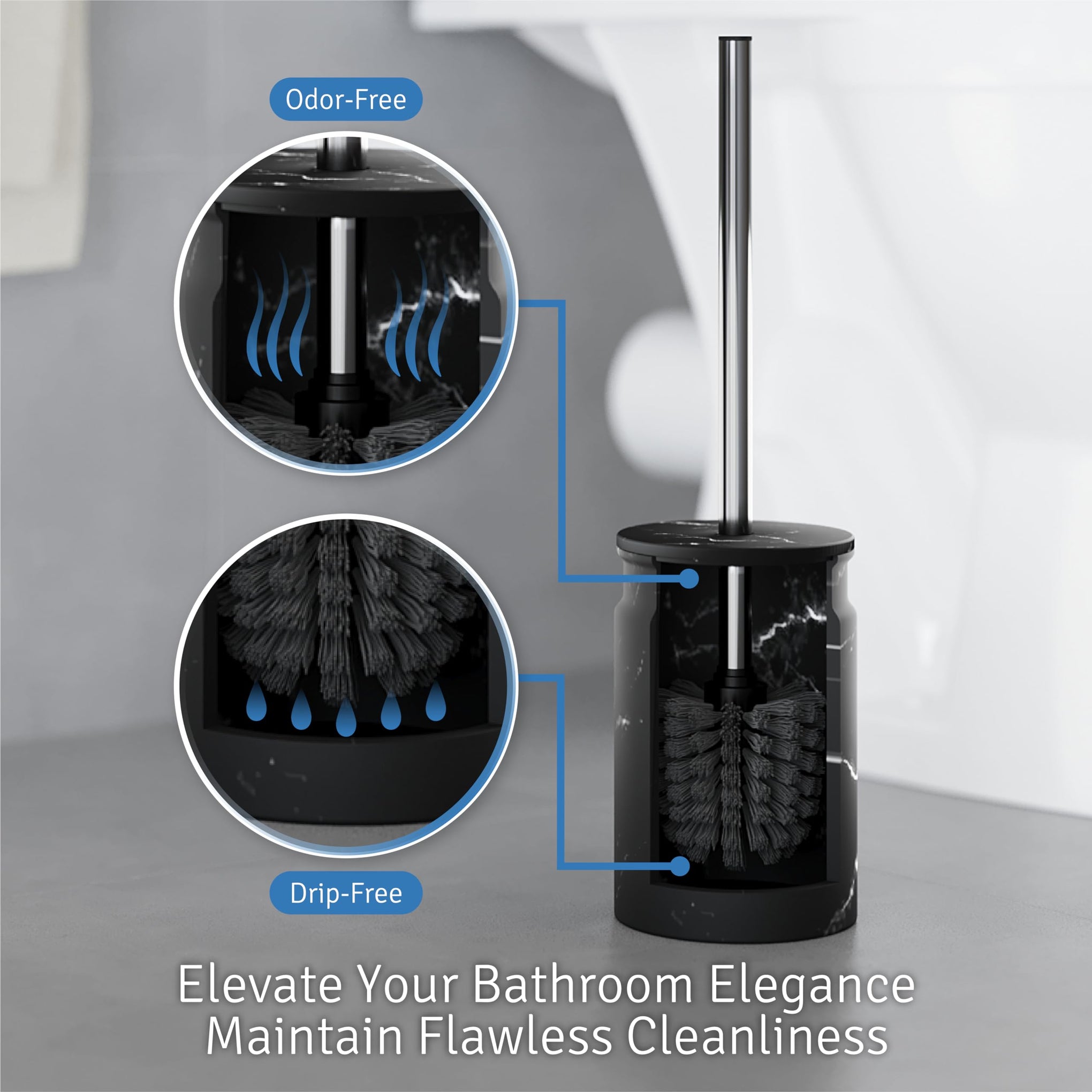Toilet Brush and Holder Set
