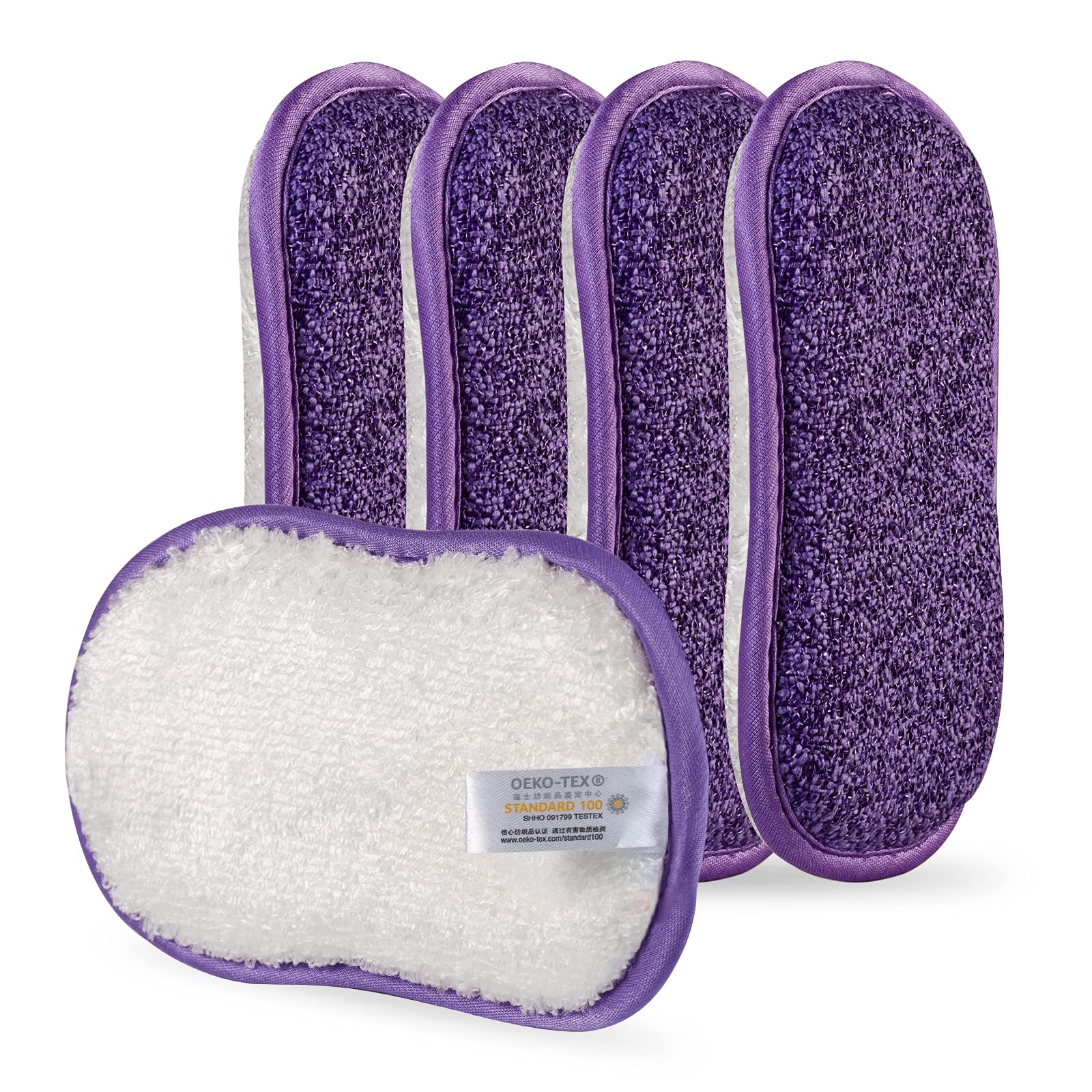 Kitchen Dish Sponge Scrubber Non Scratch (5 Count)