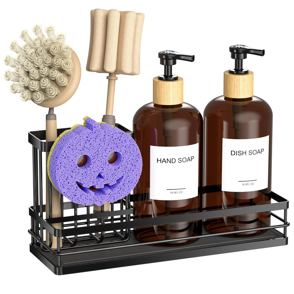 Kitchen Dish Soap Dispenser Set
