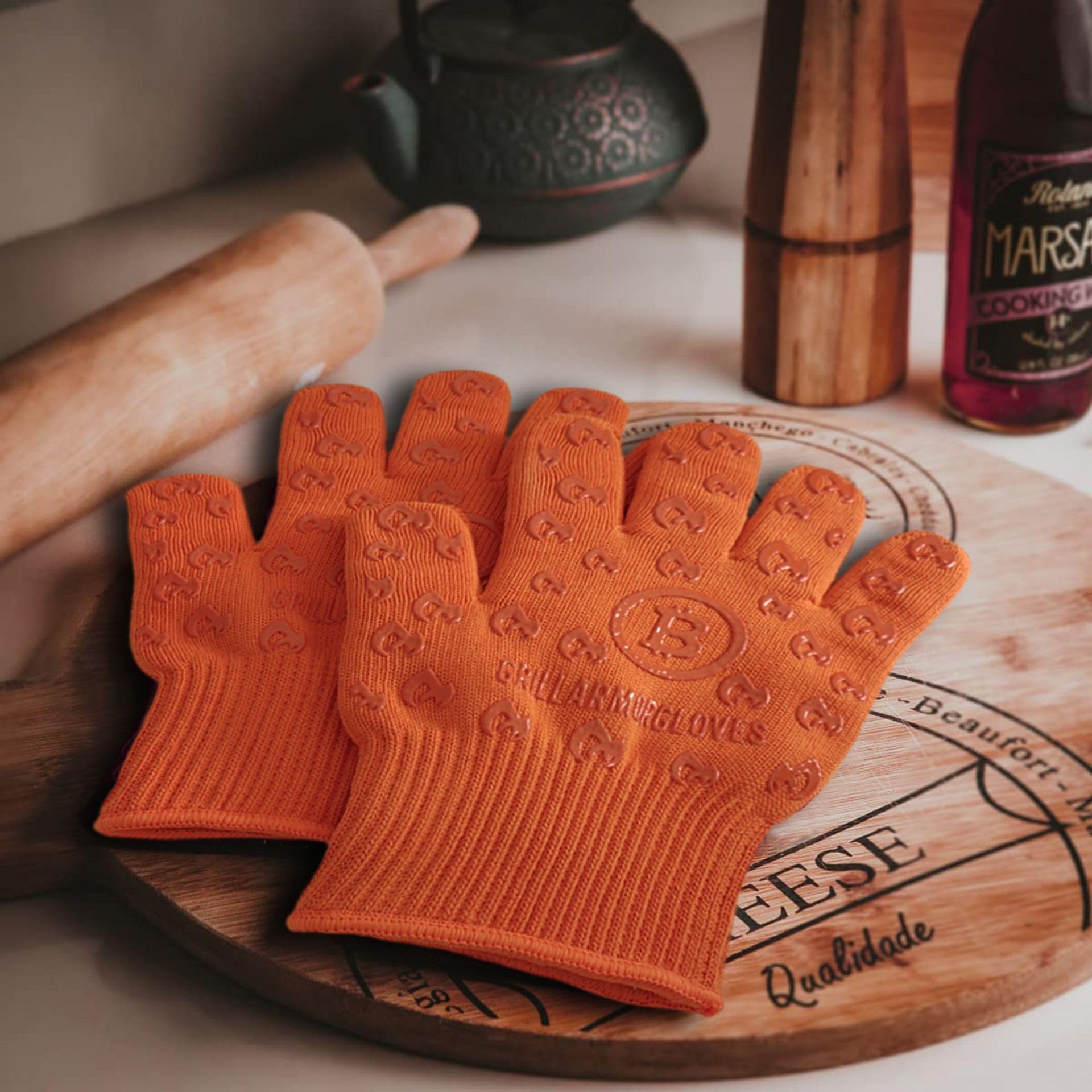 Grill Armor Oven Gloves with Fingers