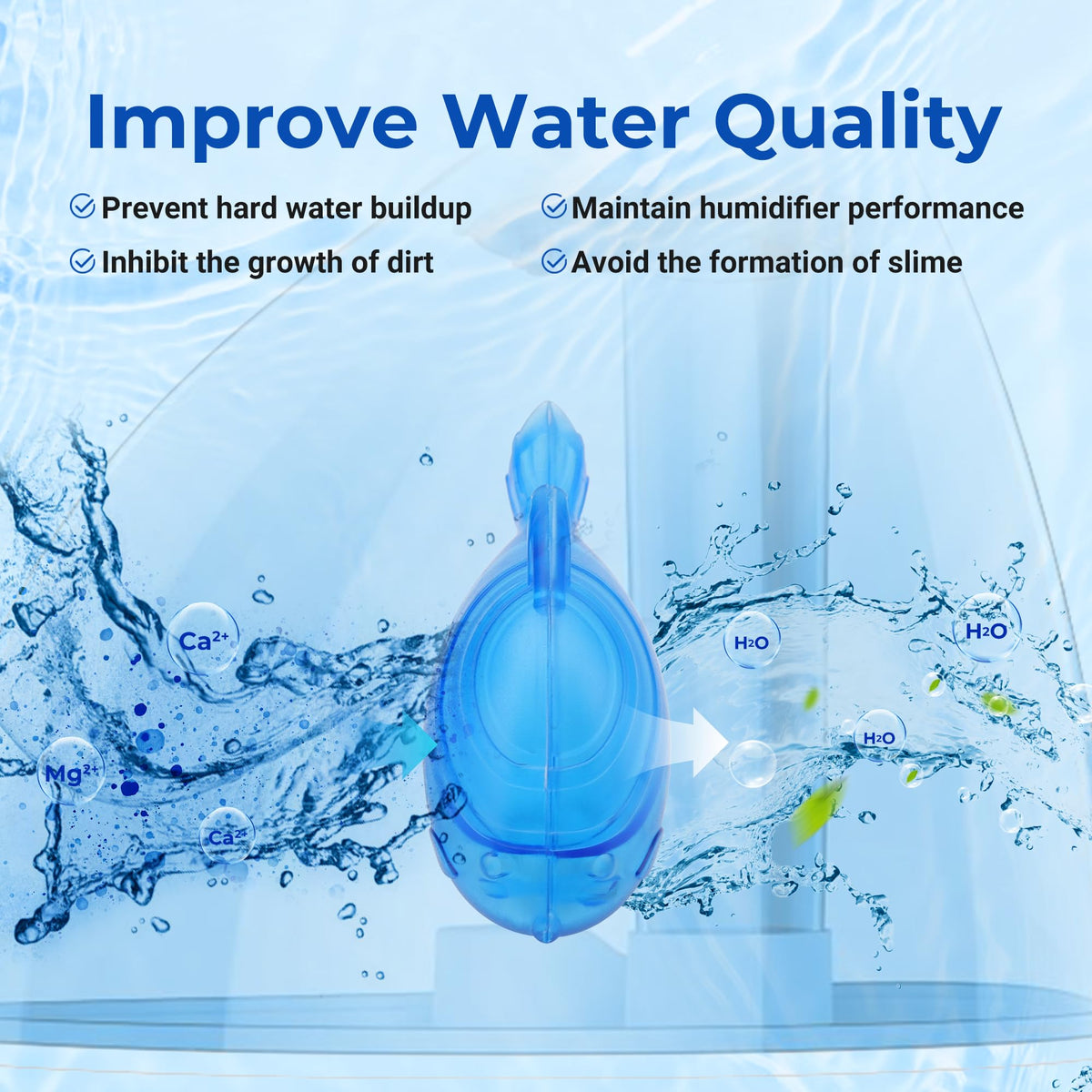 Humidifier Cleaning Fish for Humidifiers and Fish Tanks (6 Count)