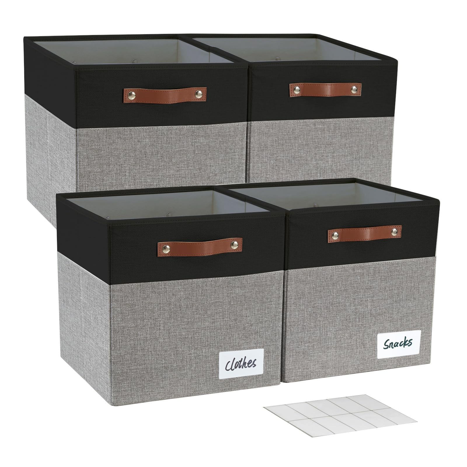 13x15x13 Storage Cube Bins (4 Count)