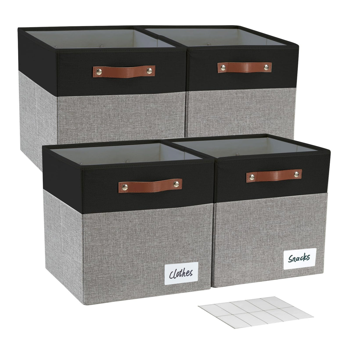 13x15x13 Storage Cube Bins (4 Count)
