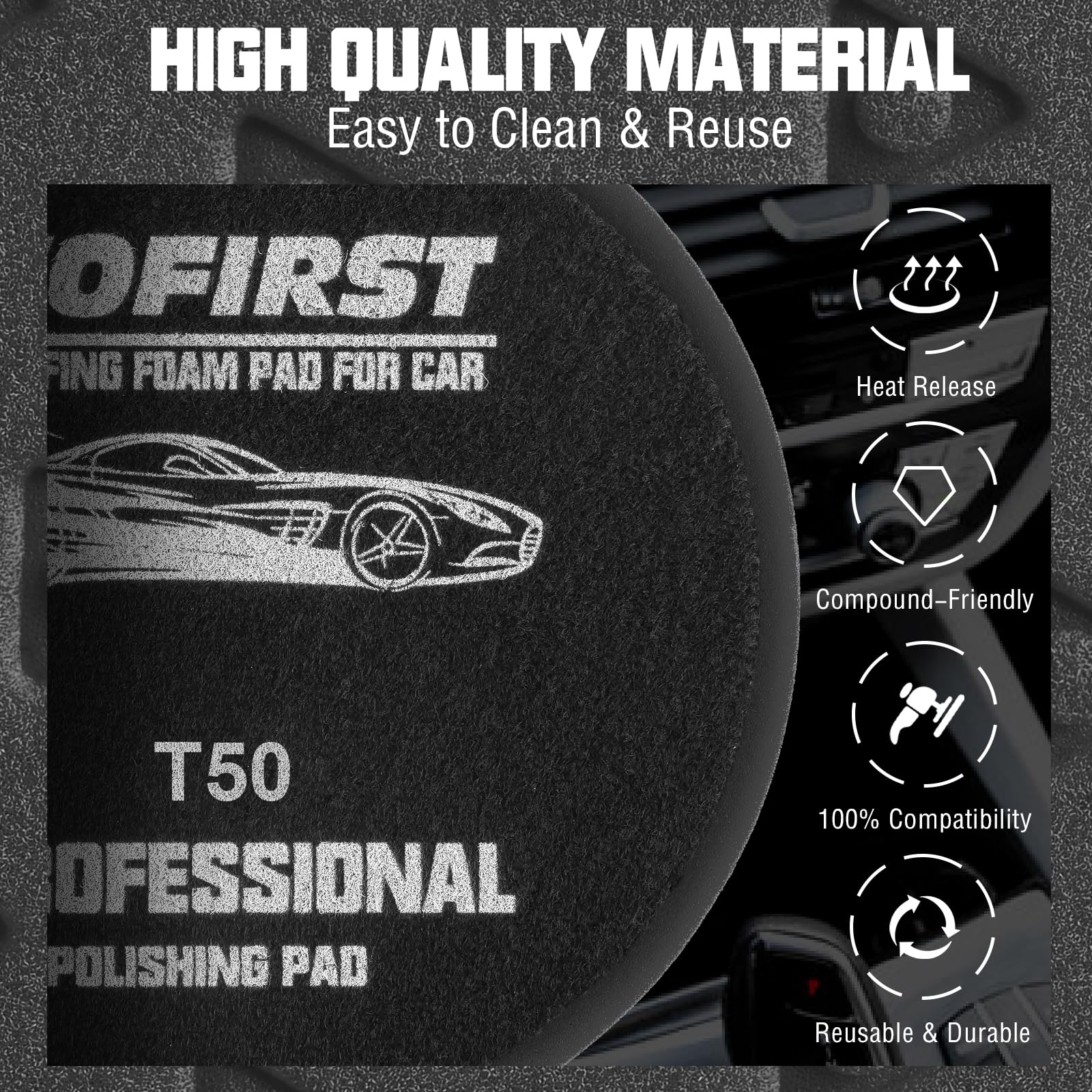 6 Inch Buffing Polishing Pads (3 Count)