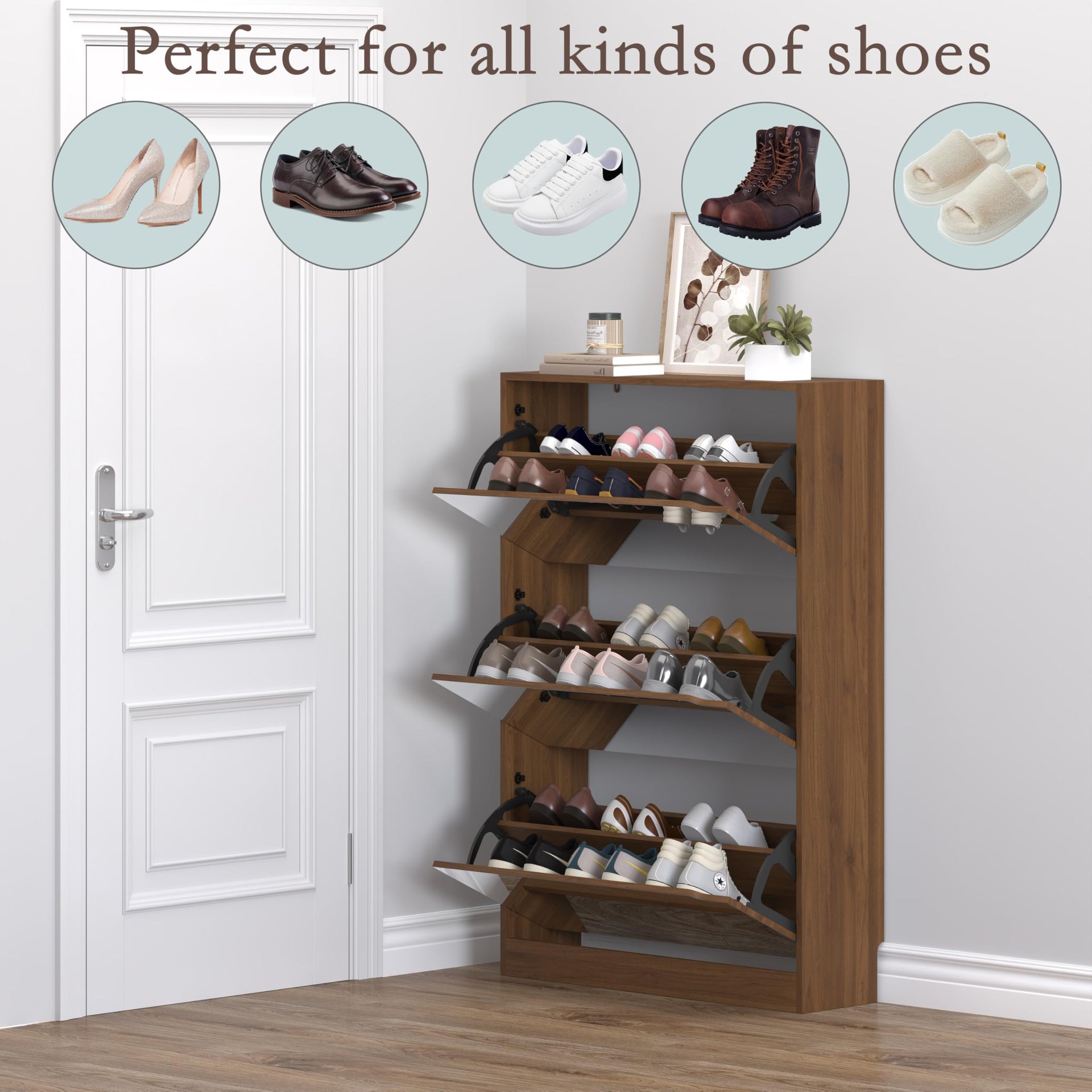 Shoe Cabinet with 3
