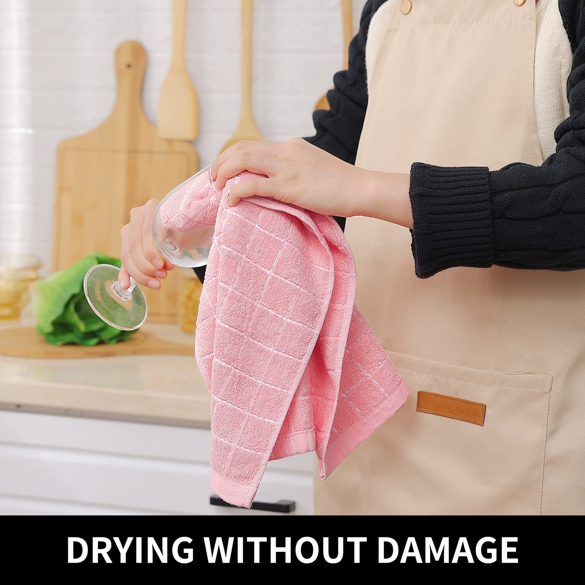 100% Cotton Terry Kitchen Towels (4 Count)