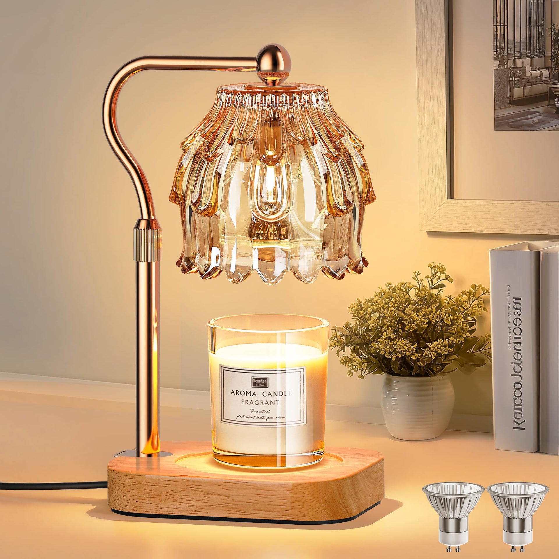 Candle Warmer Lamp with Timer Dimmer