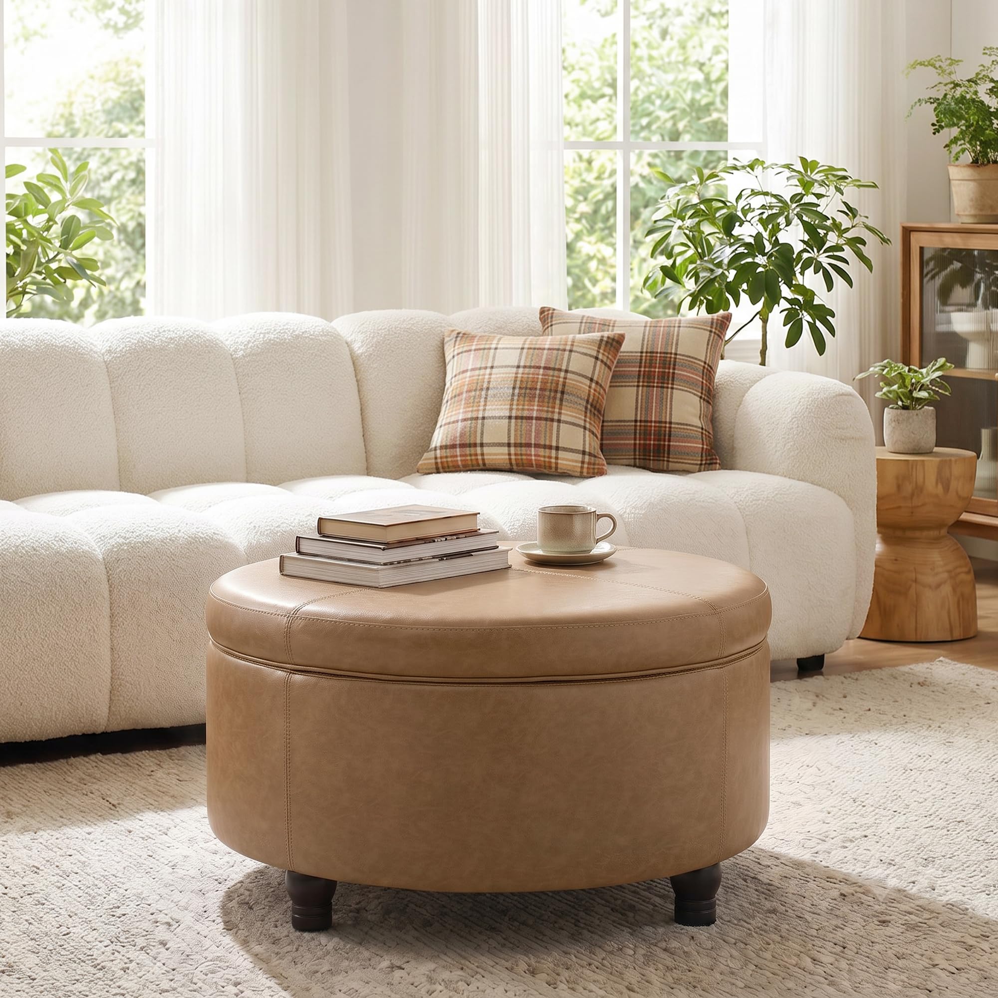 30 Inch Round Ottoman