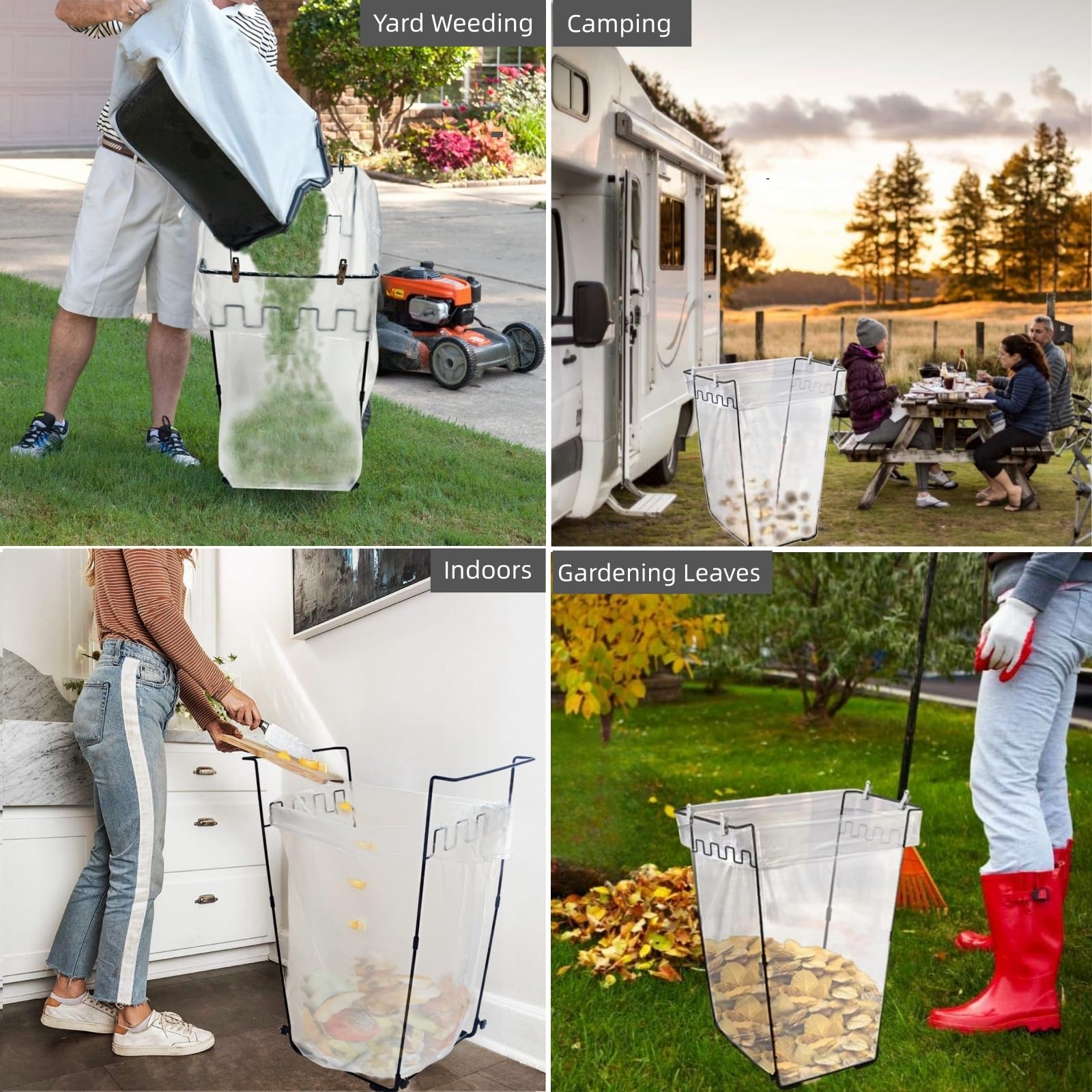 Garden Trash Bag Holder