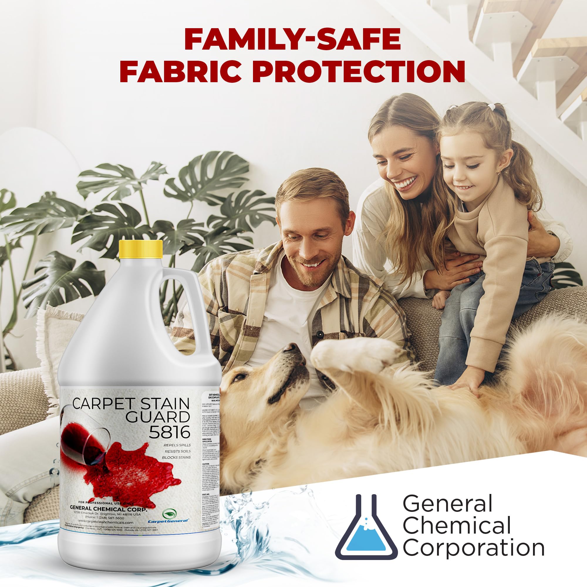 5816 Stain Shield Spray for Carpets and (512 Fl Oz)