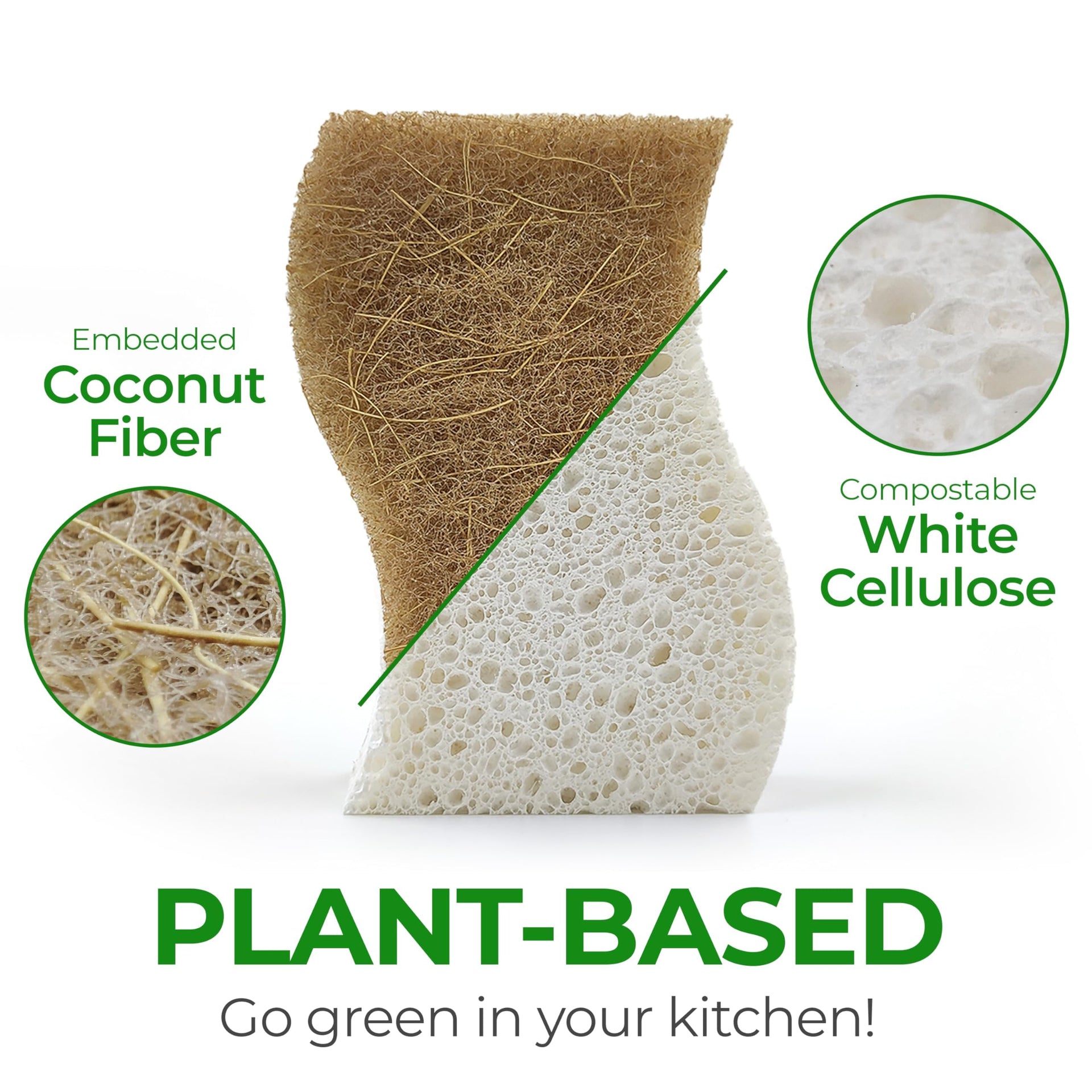 Natural Kitchen Sponges