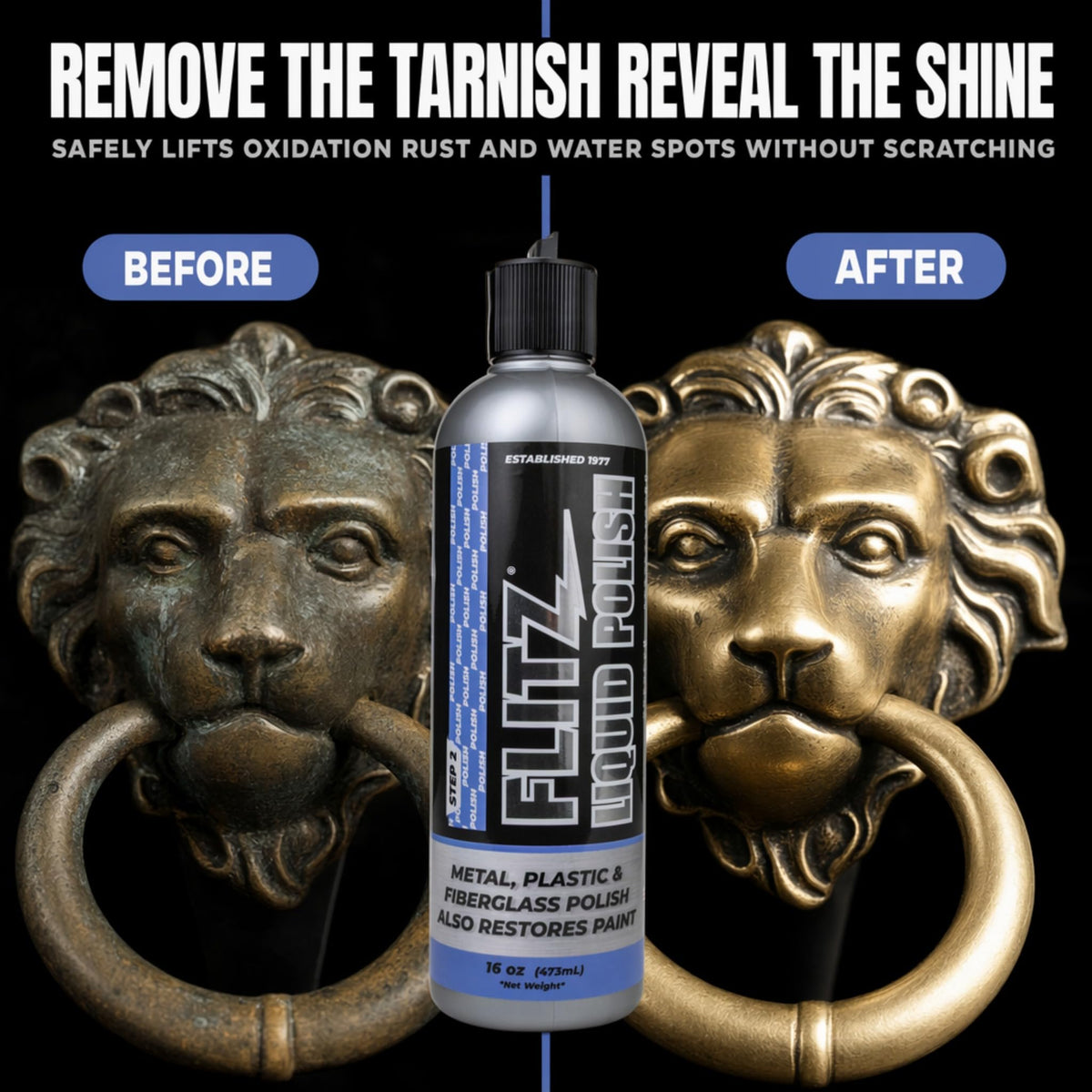 Multi Purpose Metal Polish Liquid (16 Fl Oz)