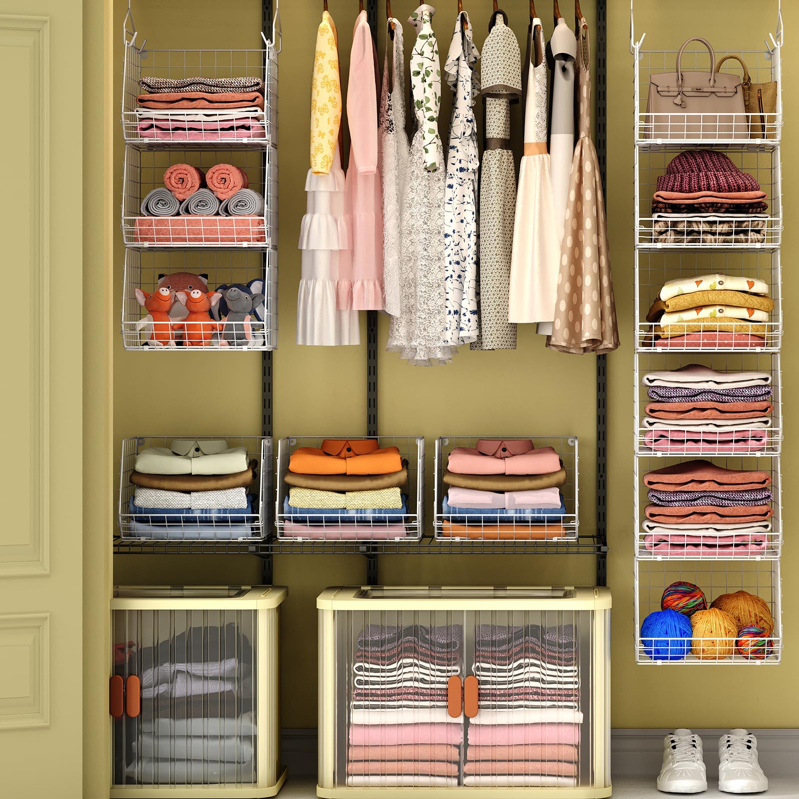6 Tier Closet Hanging Organizer