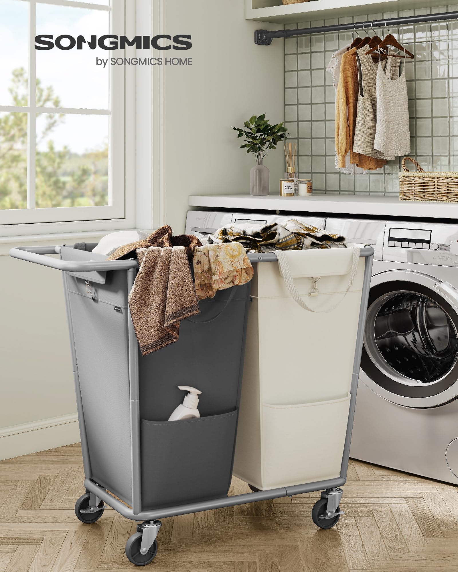 Laundry Basket with Wheels - ModHome Supplies