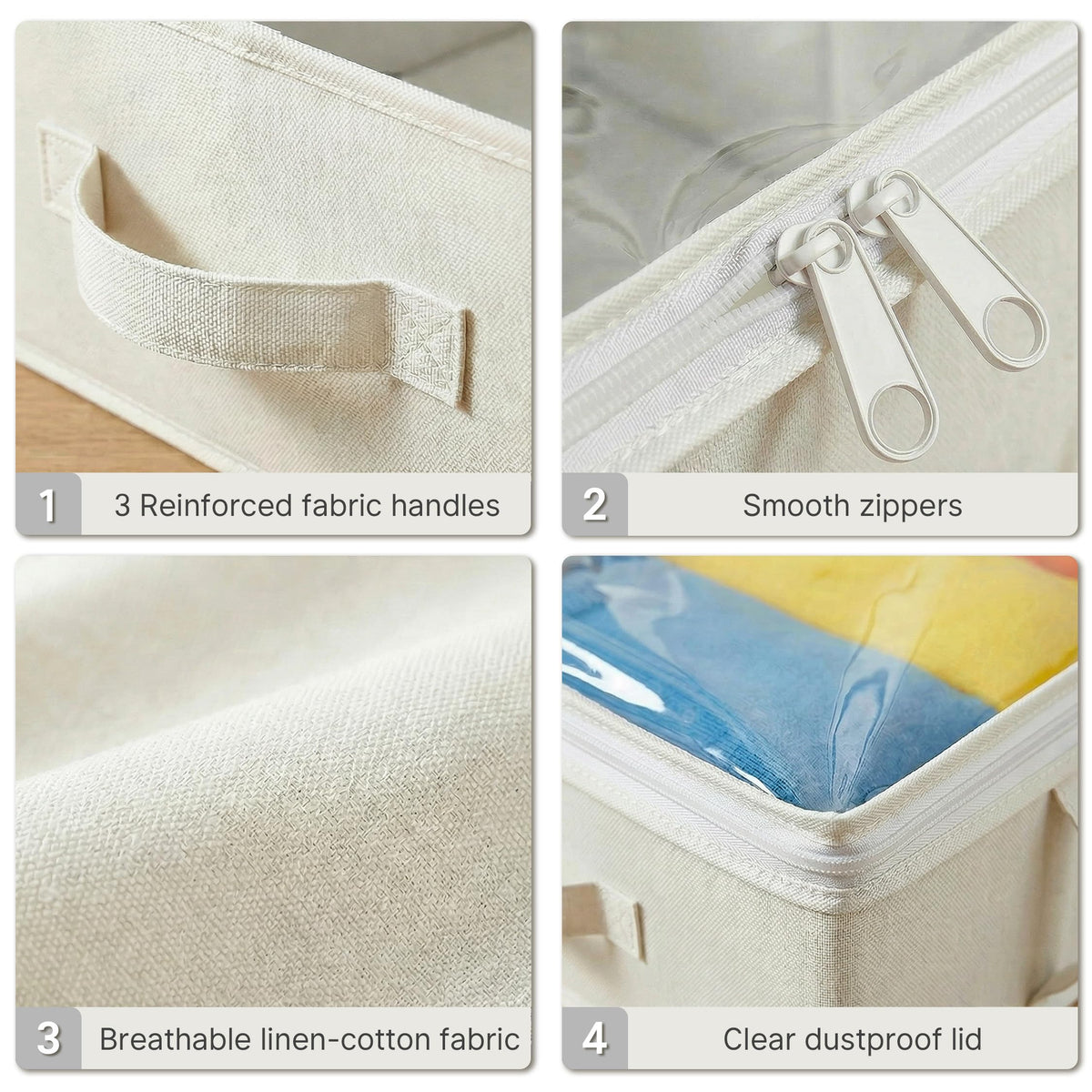 2 Pack Under Bed Storage Containers (2 Count)