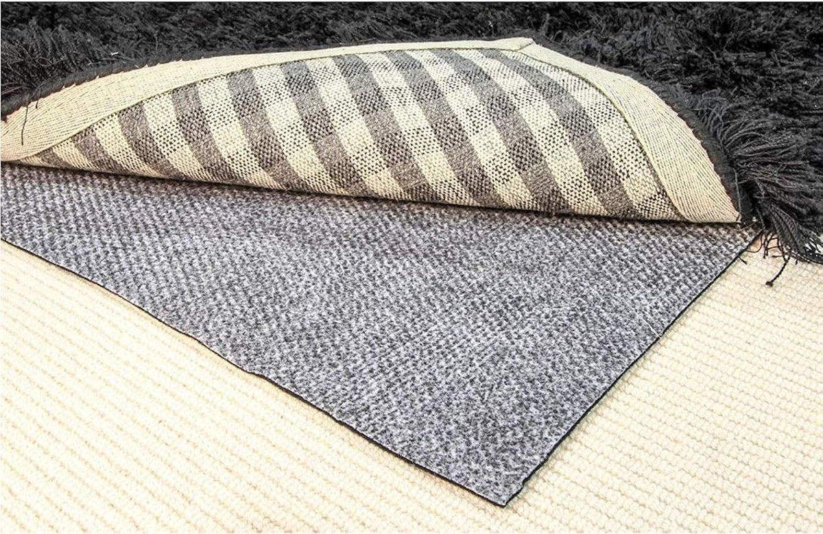 Hold-a-Rug Plush 8'6" x 11'6" Nonskid, Nonslip Rug Pad, Reversible Gripper, ¼ Thick, Safe for All Floors and Carpet, Keep Area Rugs Secure