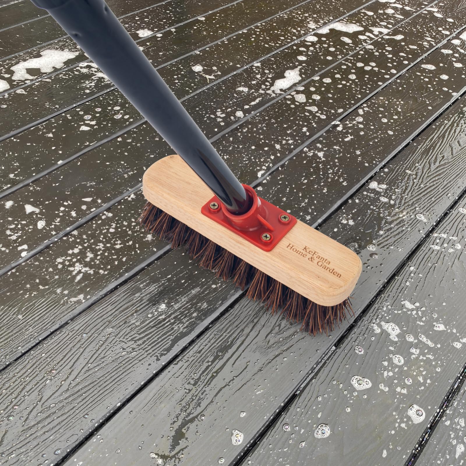 Deck Brush with Long Handle