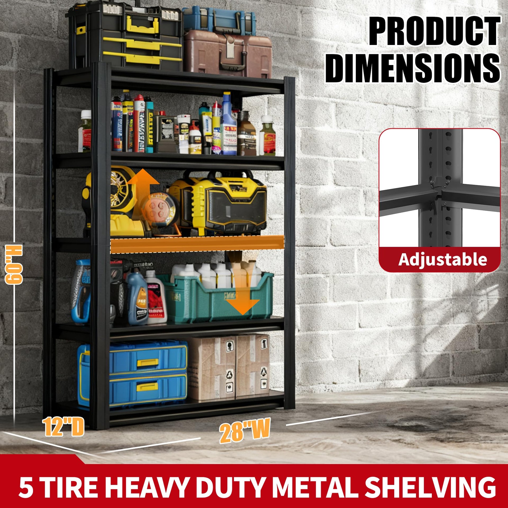 Storage Shelves (5 Count)