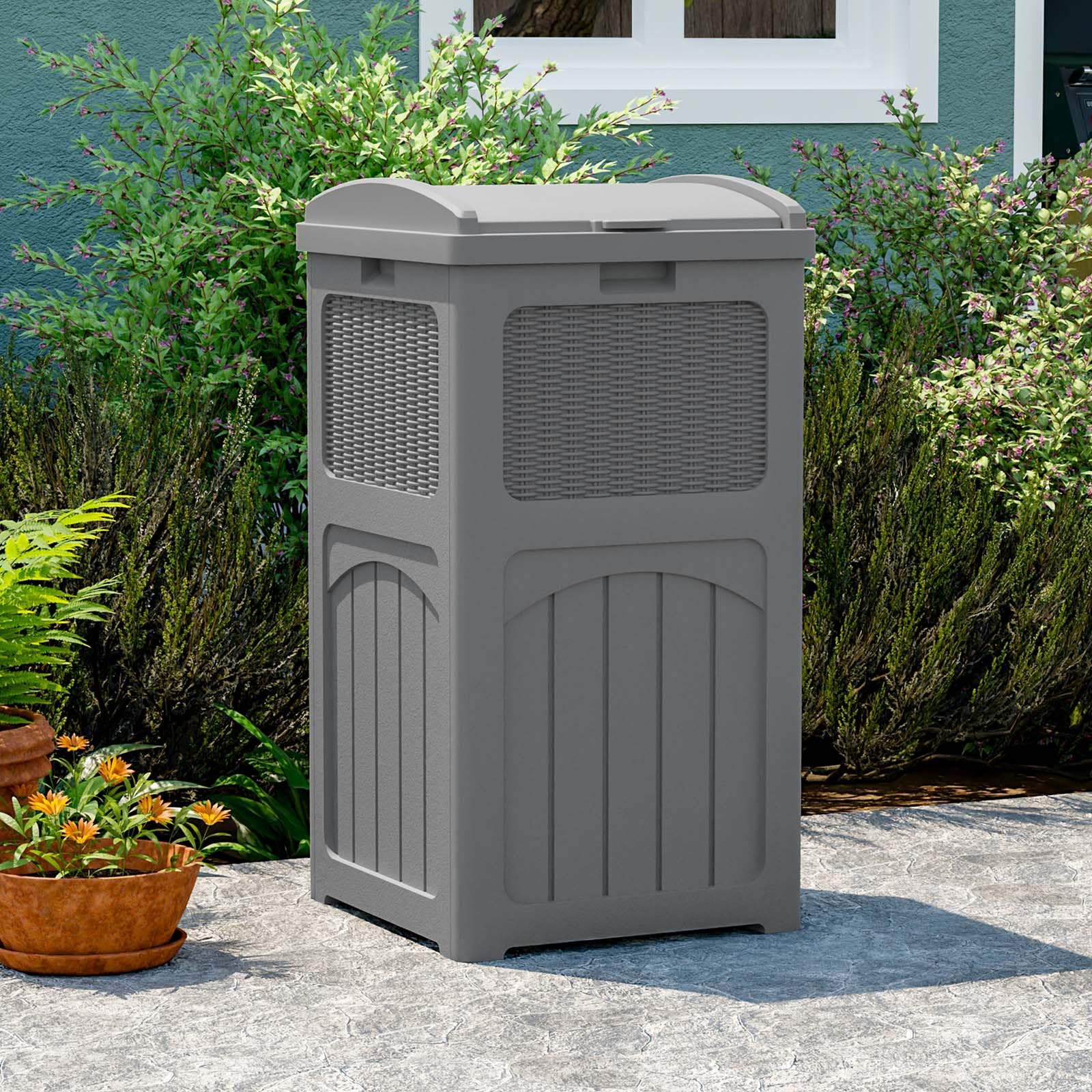 36 Gallon Outdoor Trash Can