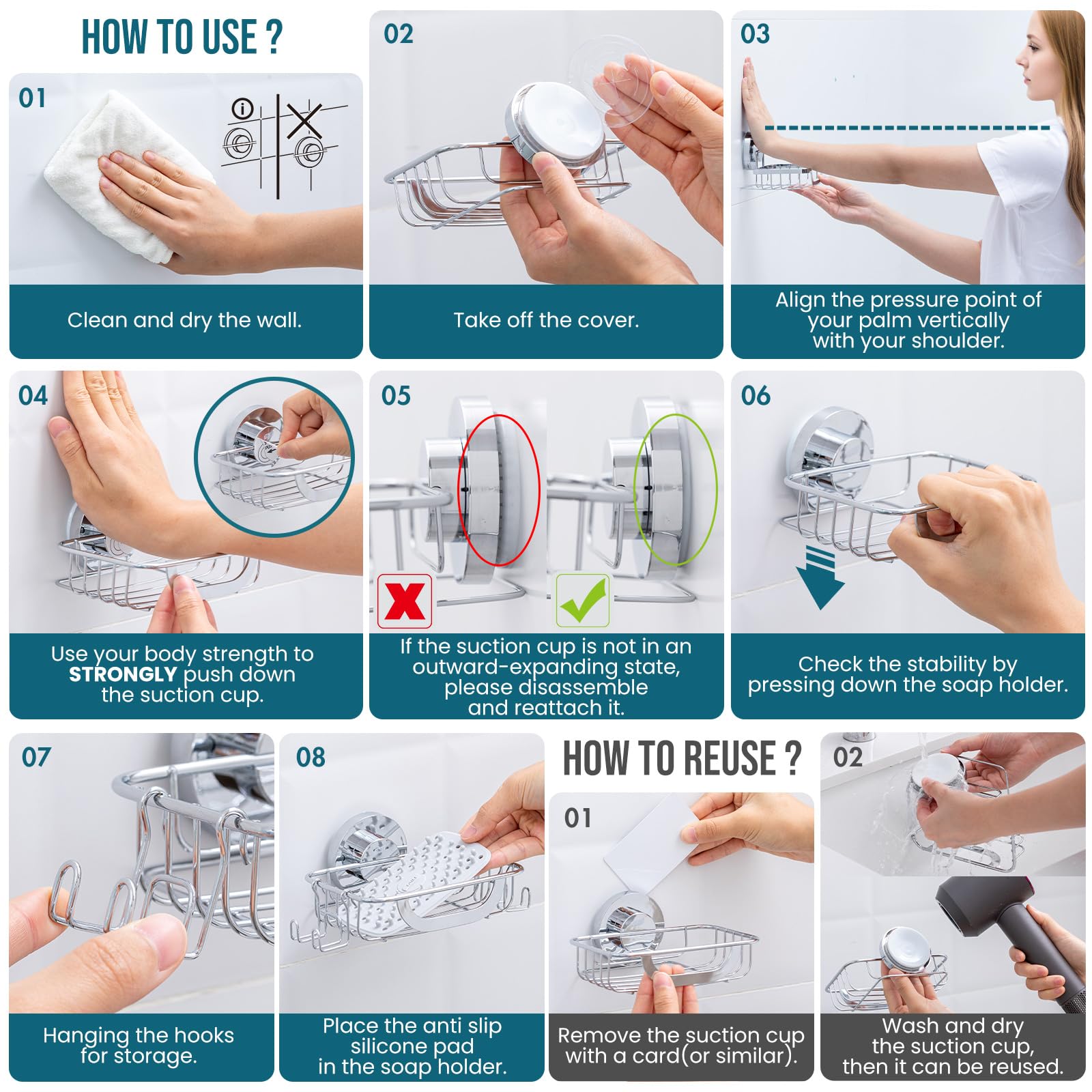 Soap Dish Bar Soap Holder Suction Cup