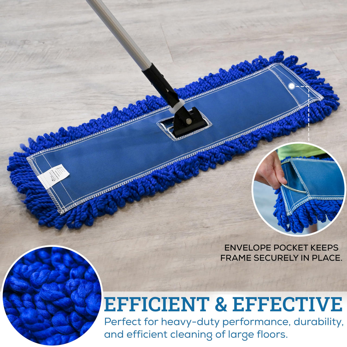 24" Microfiber Dust Mop Head Replacement - ModHome Supplies