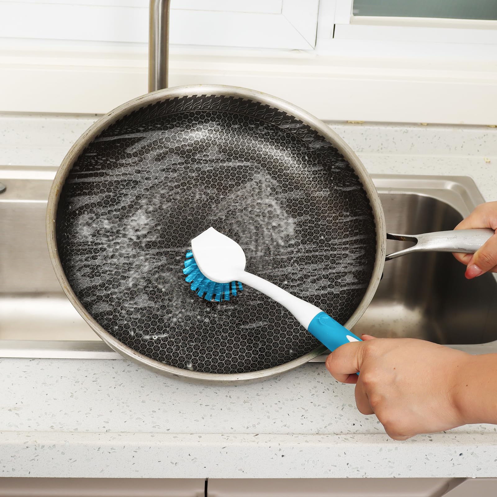 Dish Brush with Handle (2 Count)