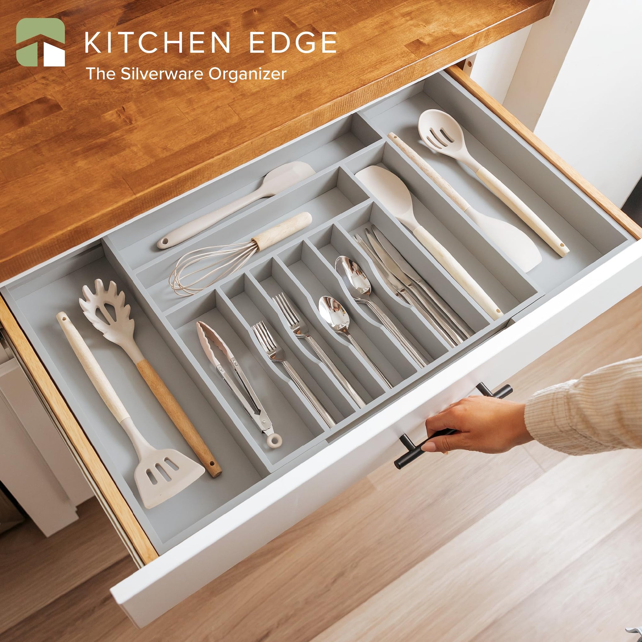 Silverware & Utensil Drawer Organizer