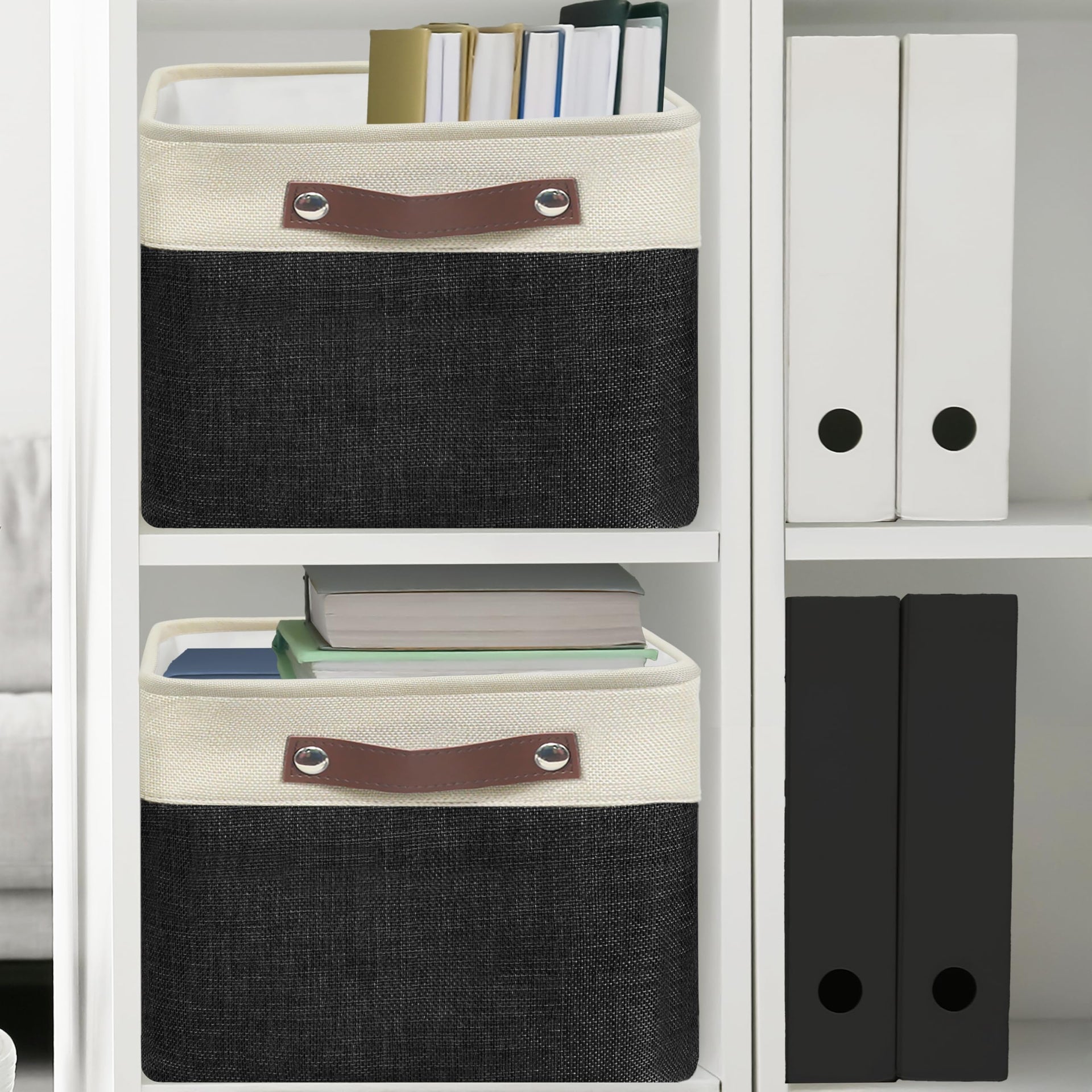 15" x 11" Large Fabric Storage Bin (3 Count)