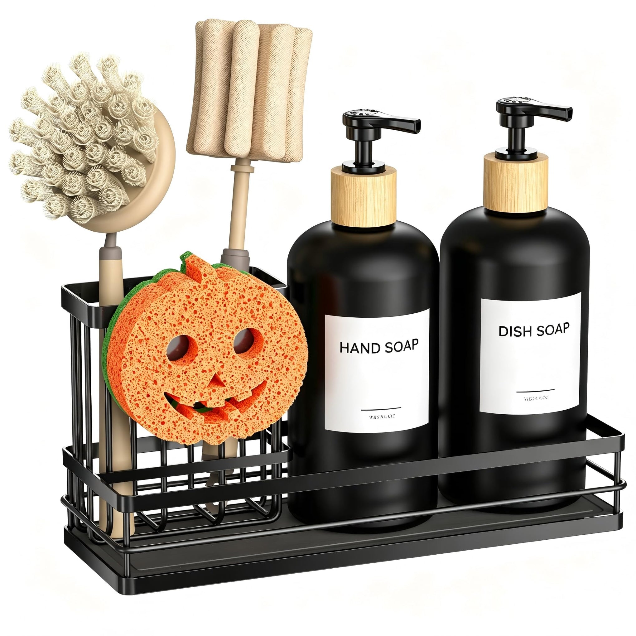 Kitchen Dish Soap Dispenser Set