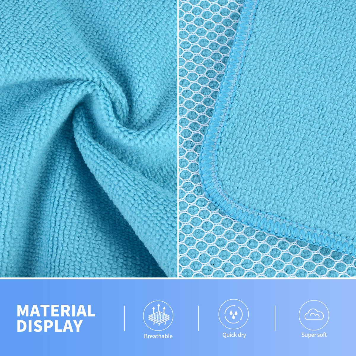 Dish Cloths for Washing Dishes with Scrub Side (9 Count)